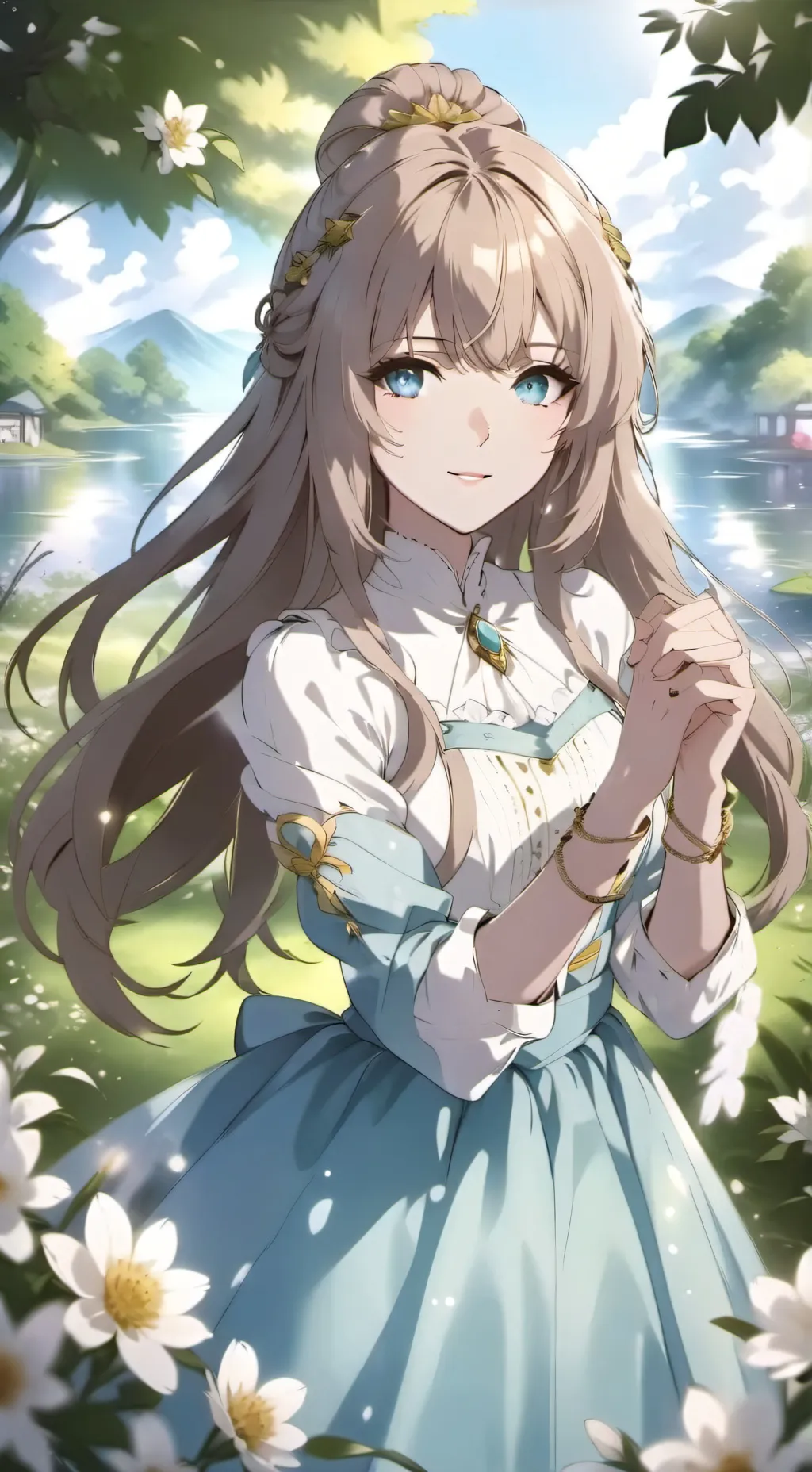 ai character: olivia (filipino) background