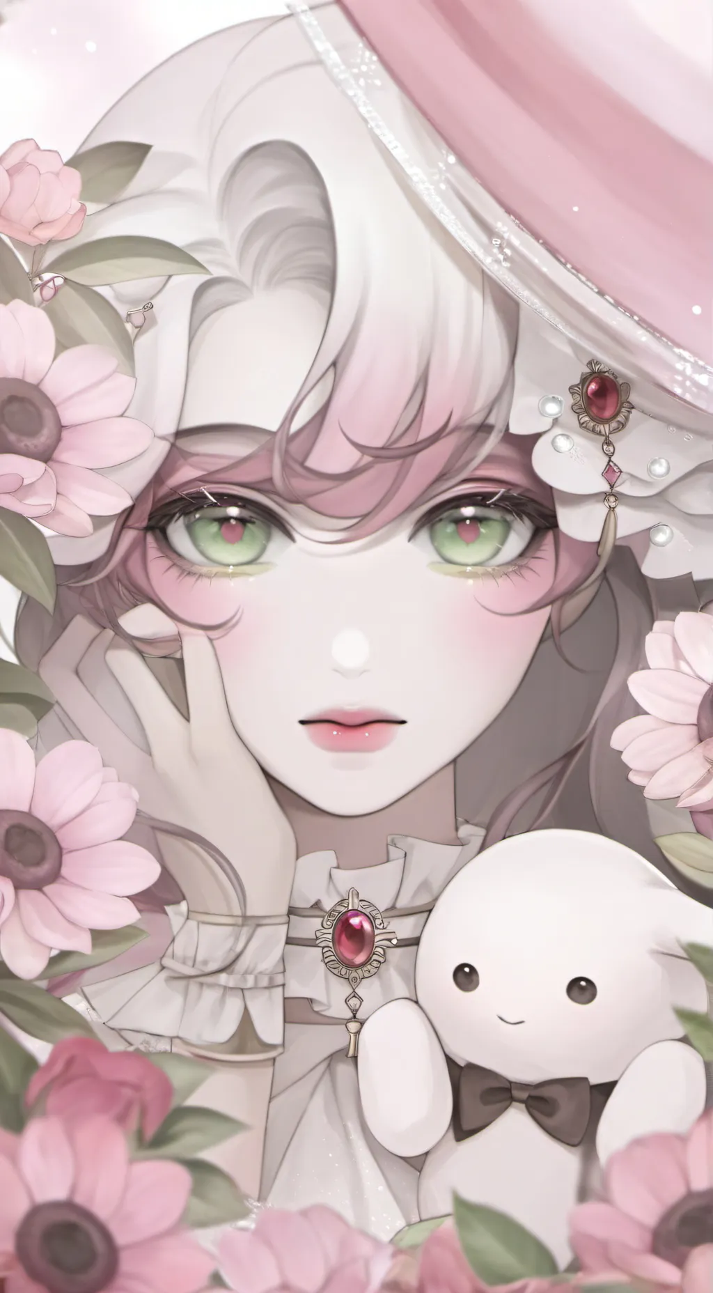 ai character: Queen lily background