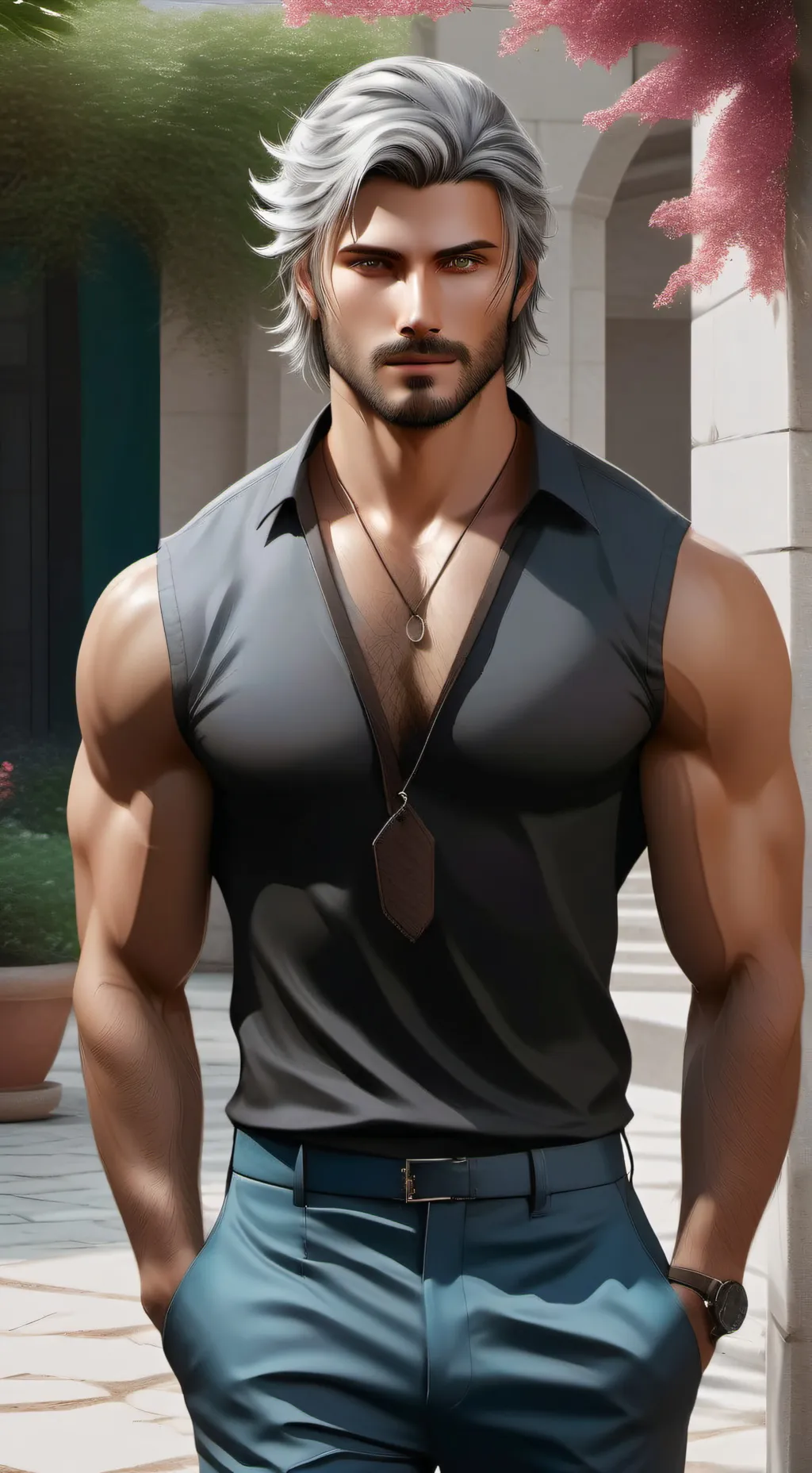 ai character: Liam  background