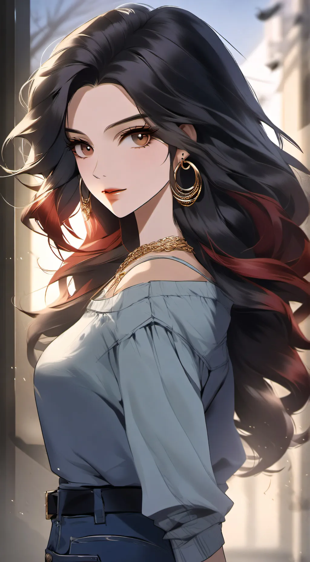 ai character: Julie  background