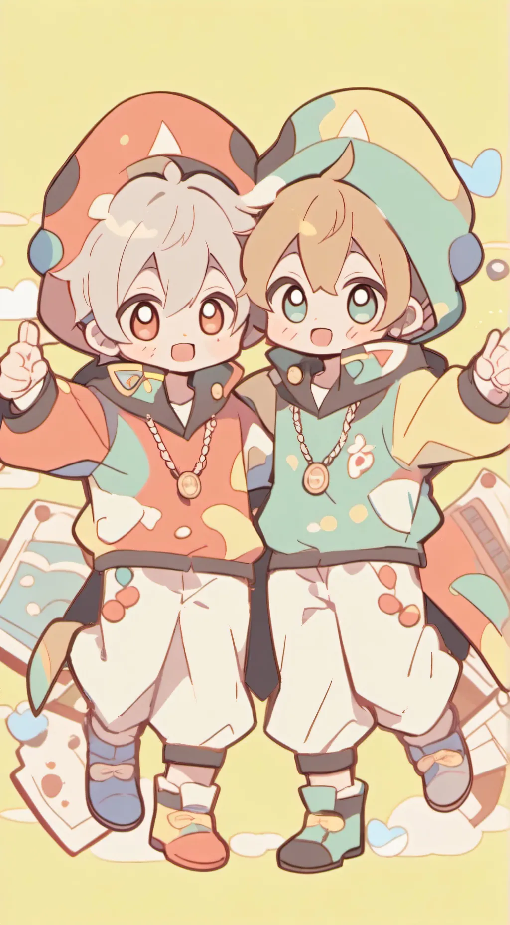 ai character: Eric and Aaron background
