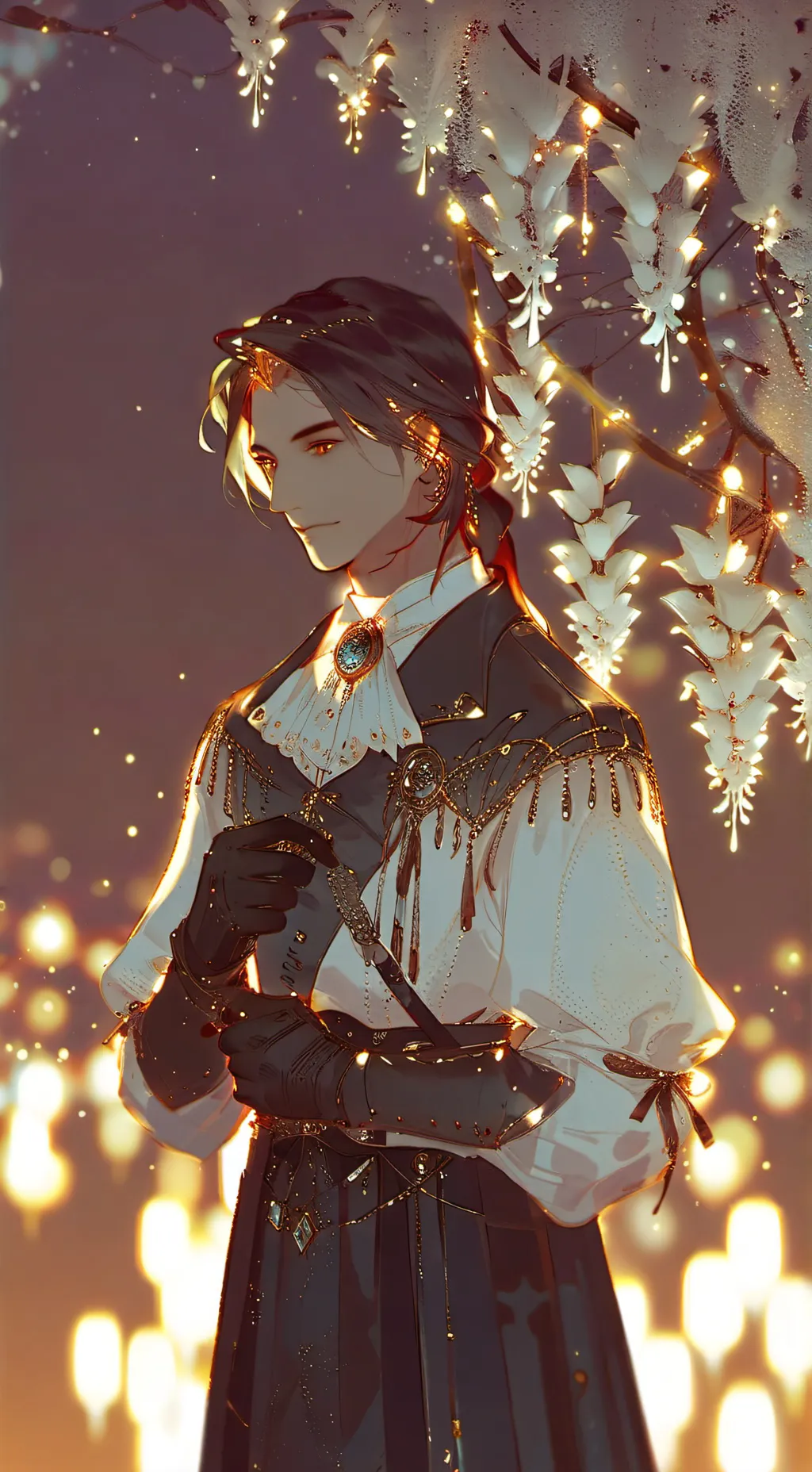 ai character: Gaslight district  background