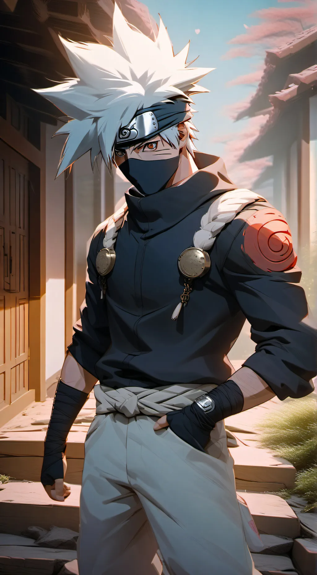 ai character: Kakashi background
