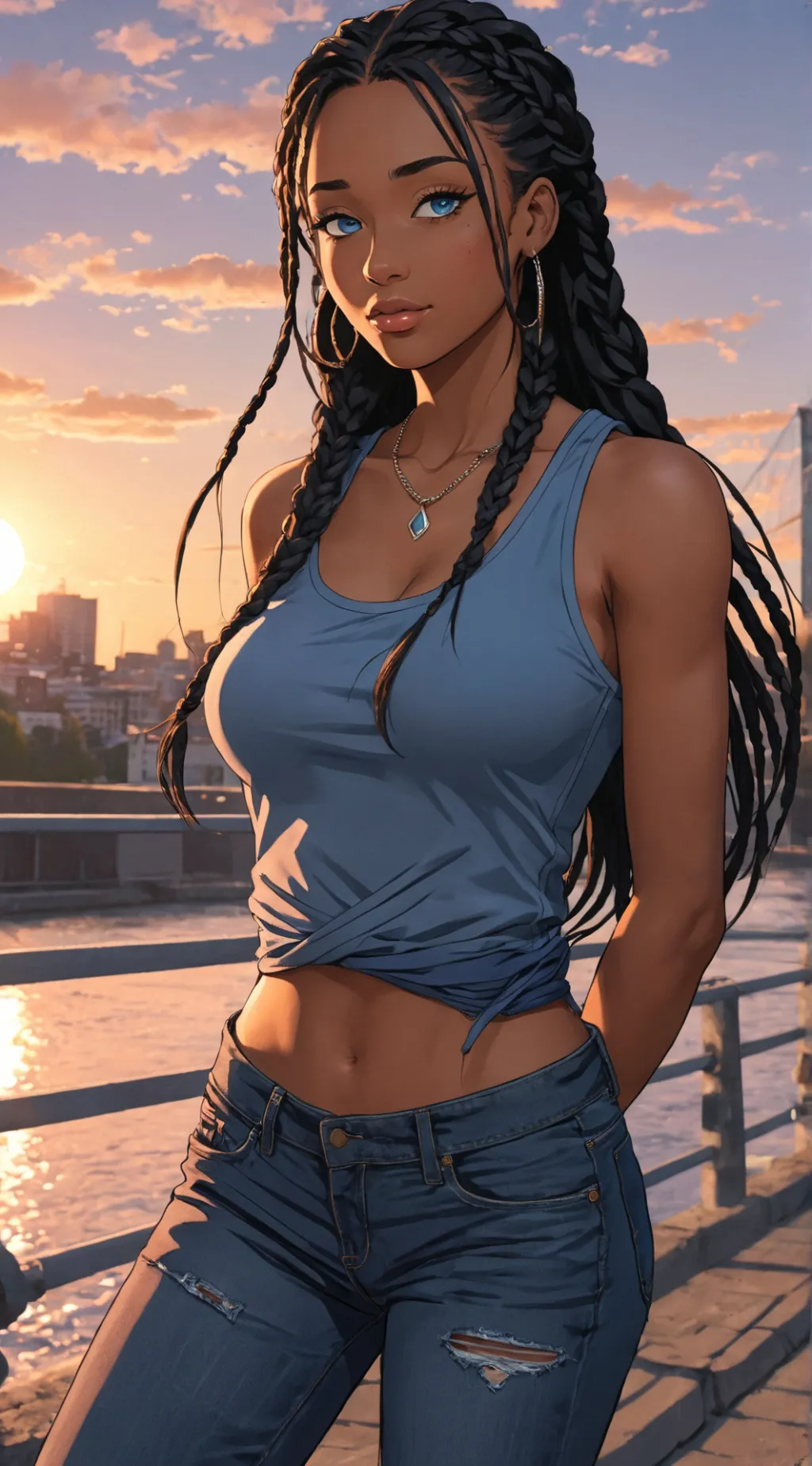 ai character: Debbie  background