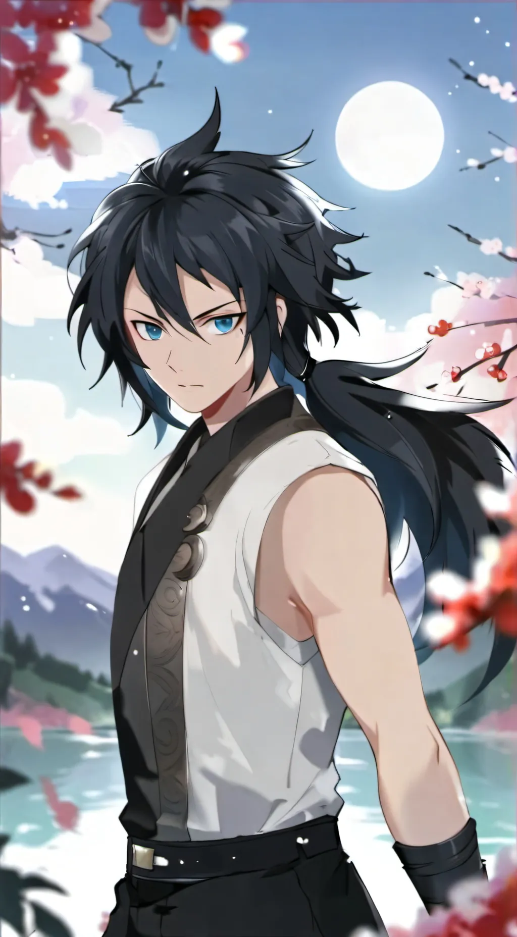 ai character: autistic giyuu background
