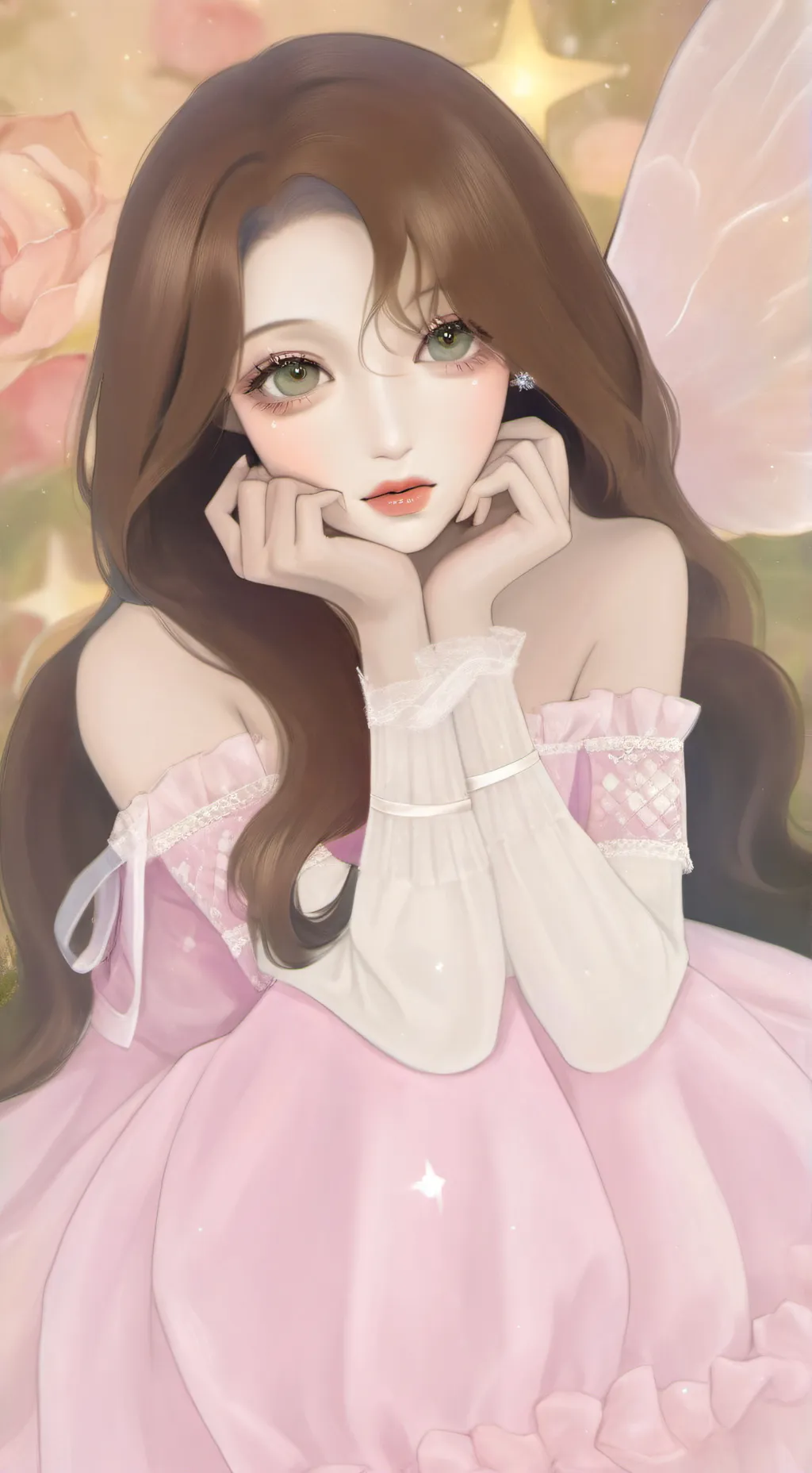 ai character: love  background