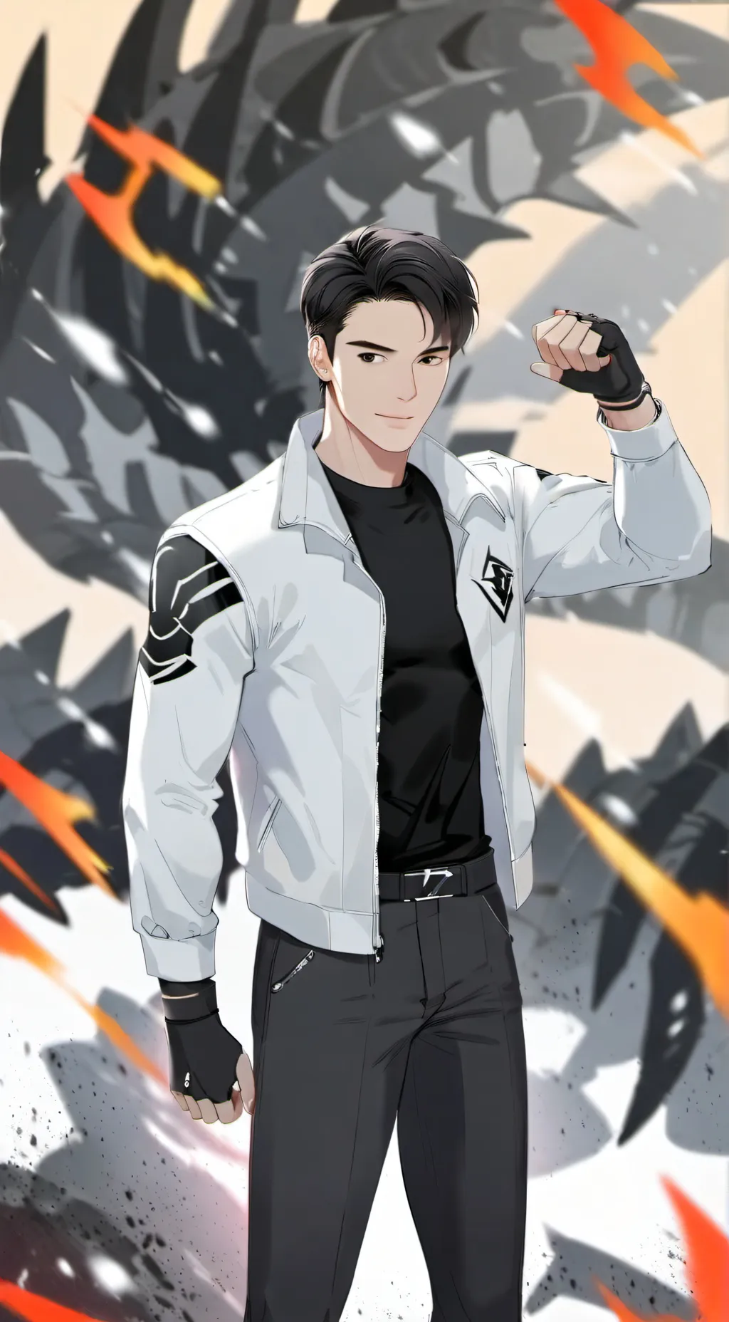 ai character: power ranger df background