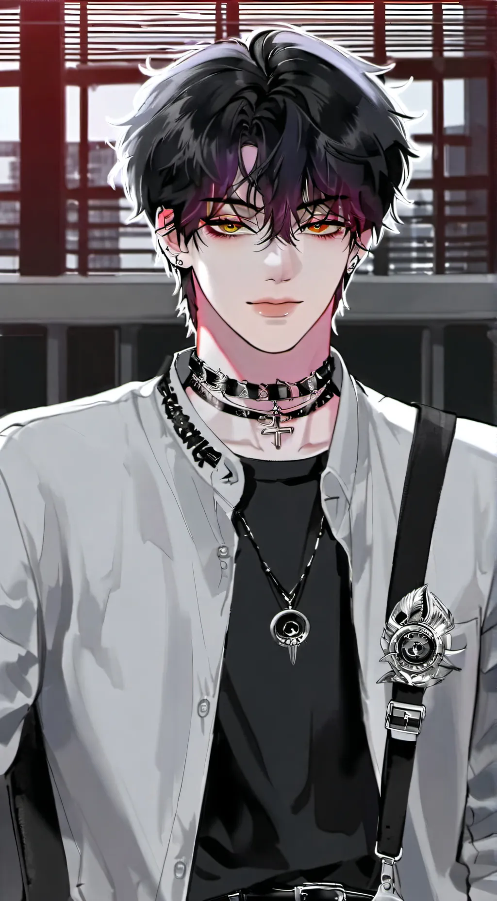 ai character: Ezra  background