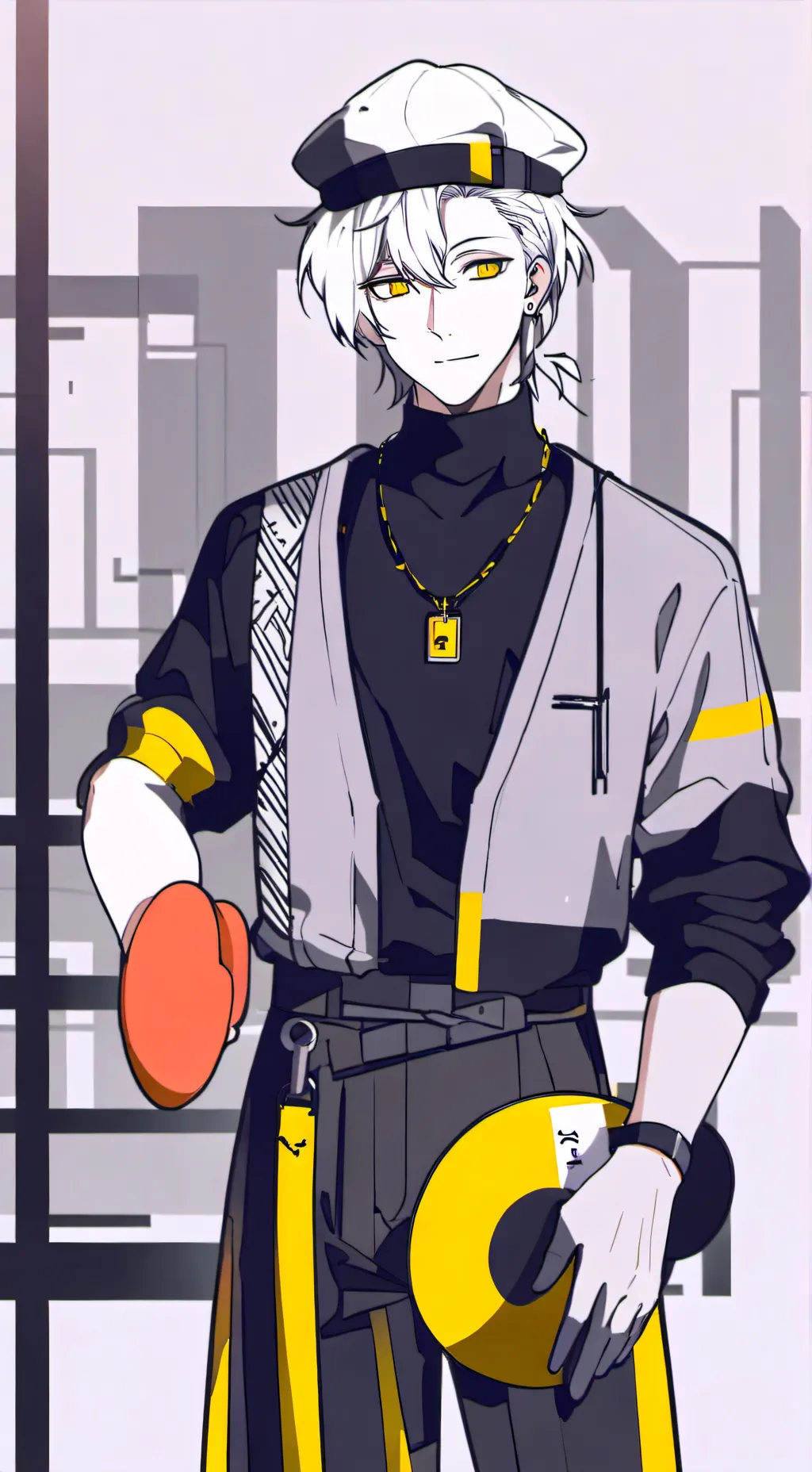ai character: Lab background
