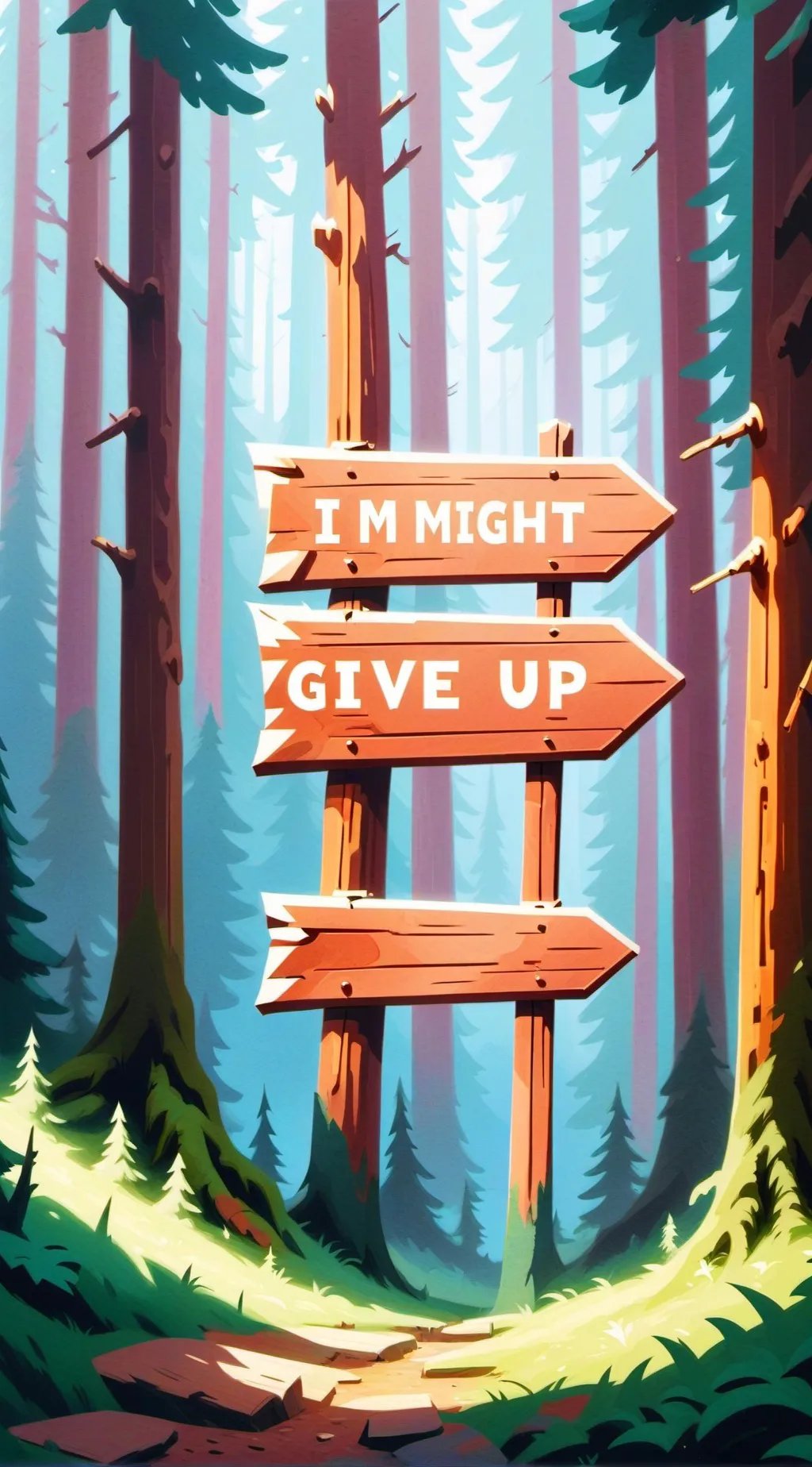 ai character: I might give up background