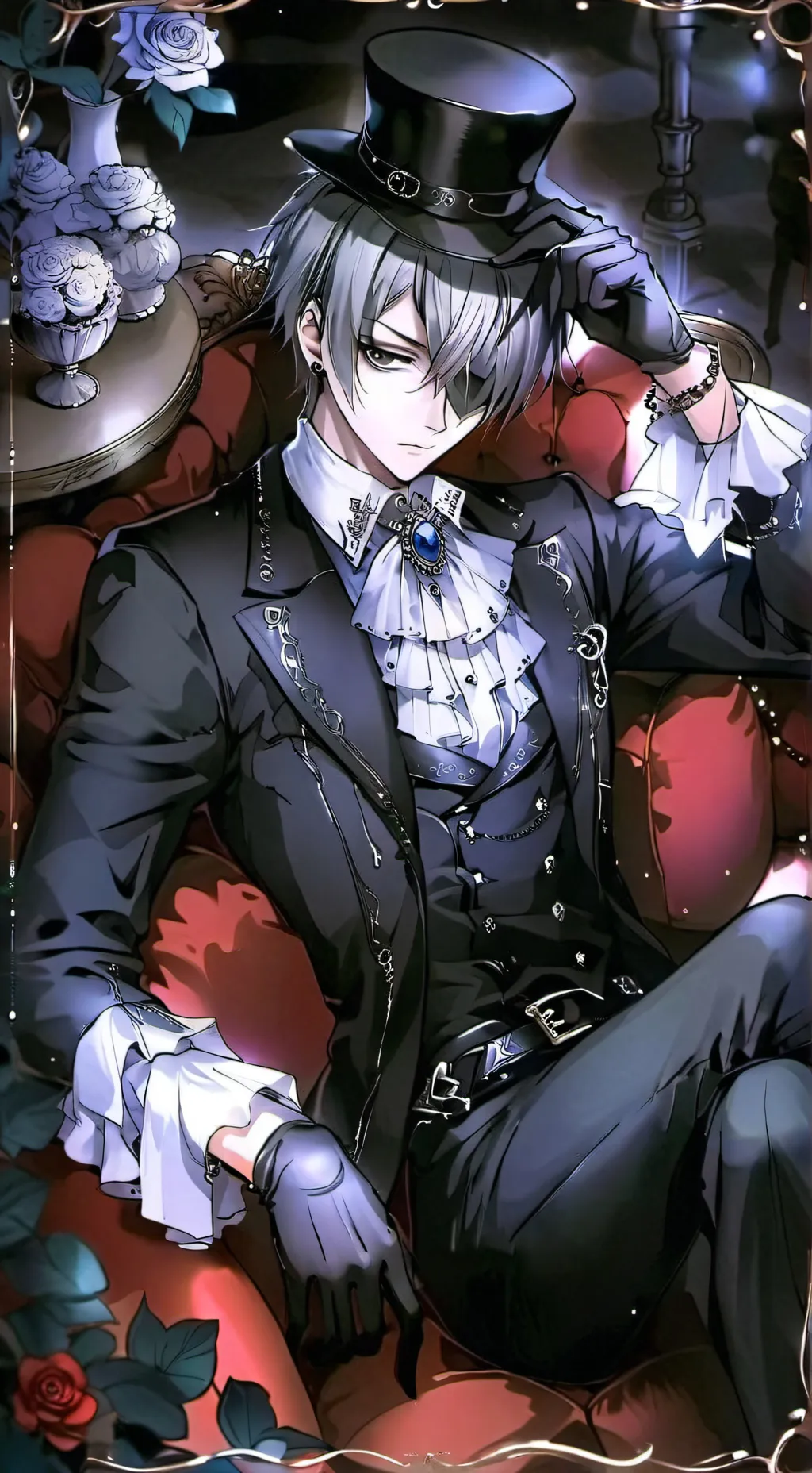 ai character: Ciel Phantomhive background