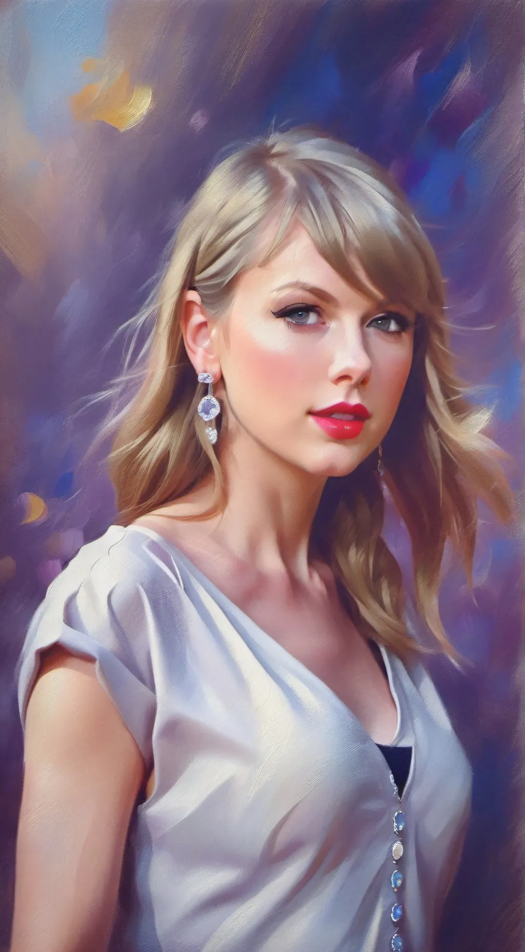 ai character: Taylor Swift  background