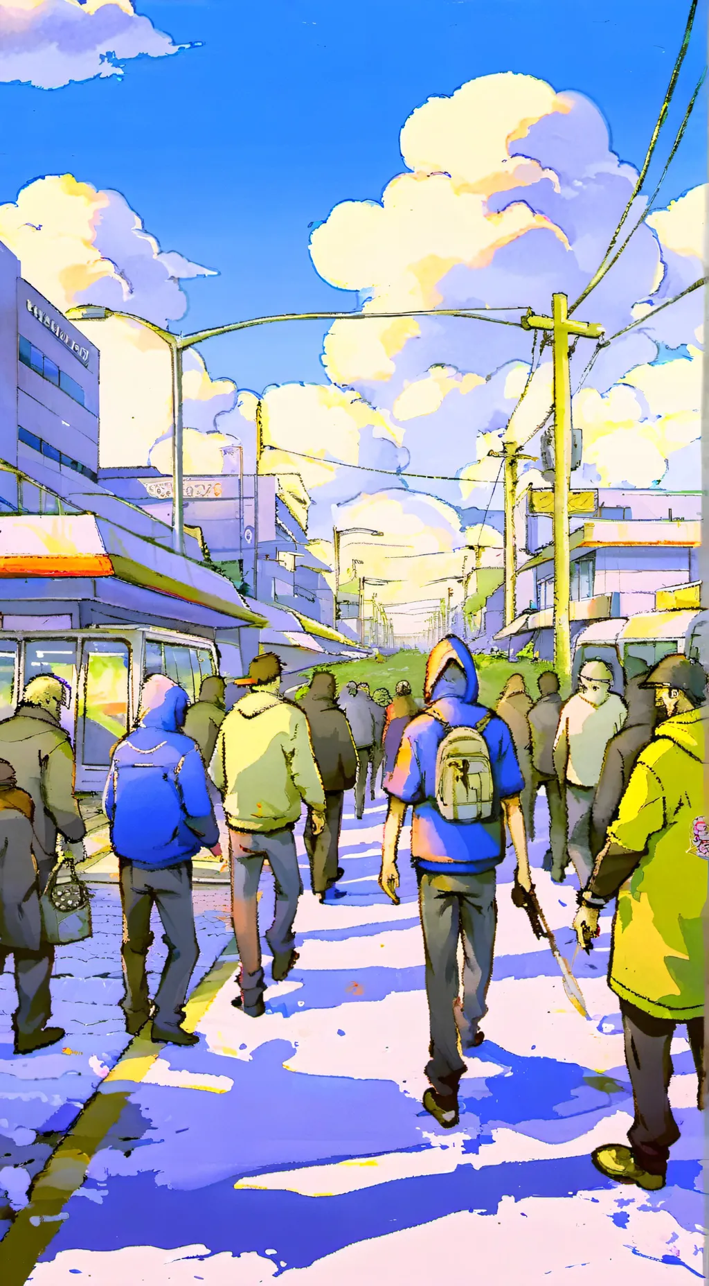 ai character: Zombie apocalypse  background