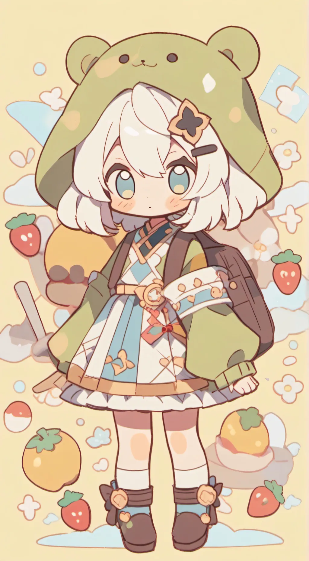 ai character: kny (kanae kocho) background