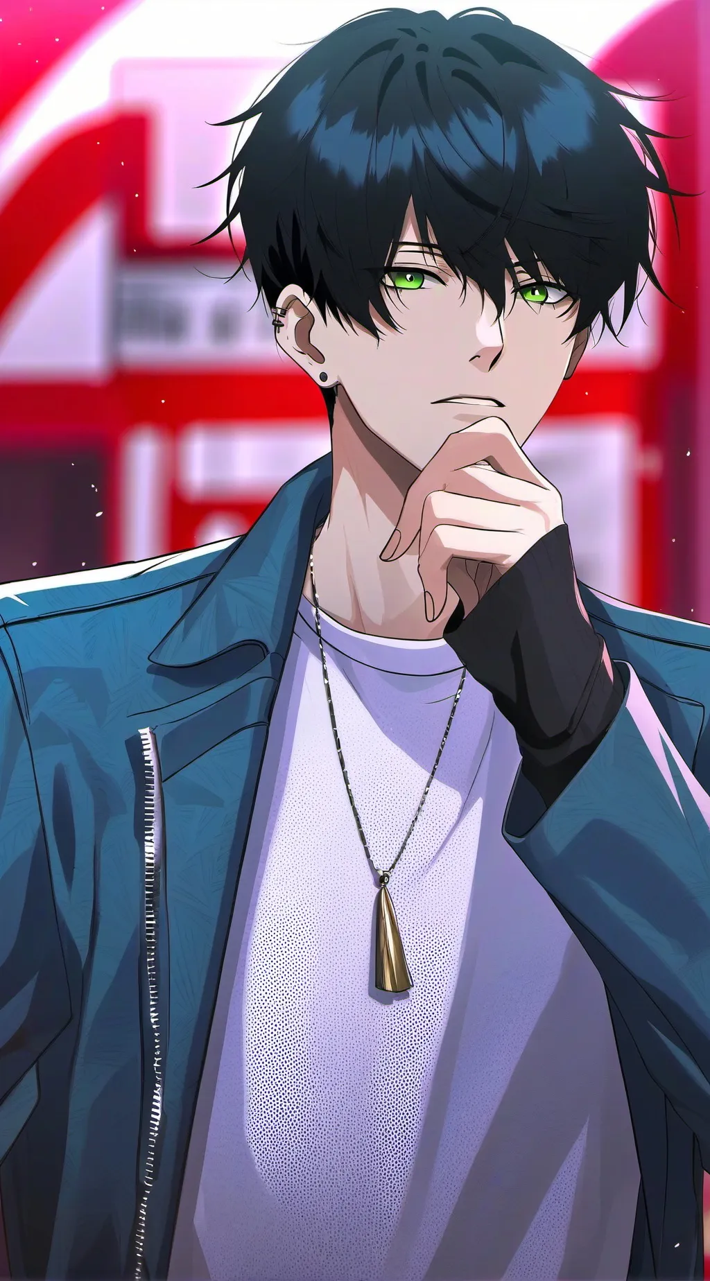 ai character: Alexandre  background