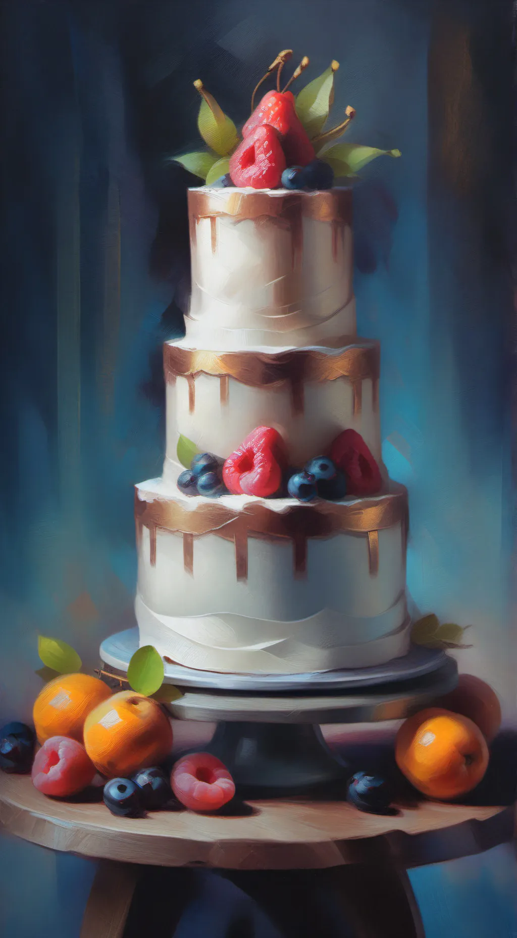 ai character: FruitCake background