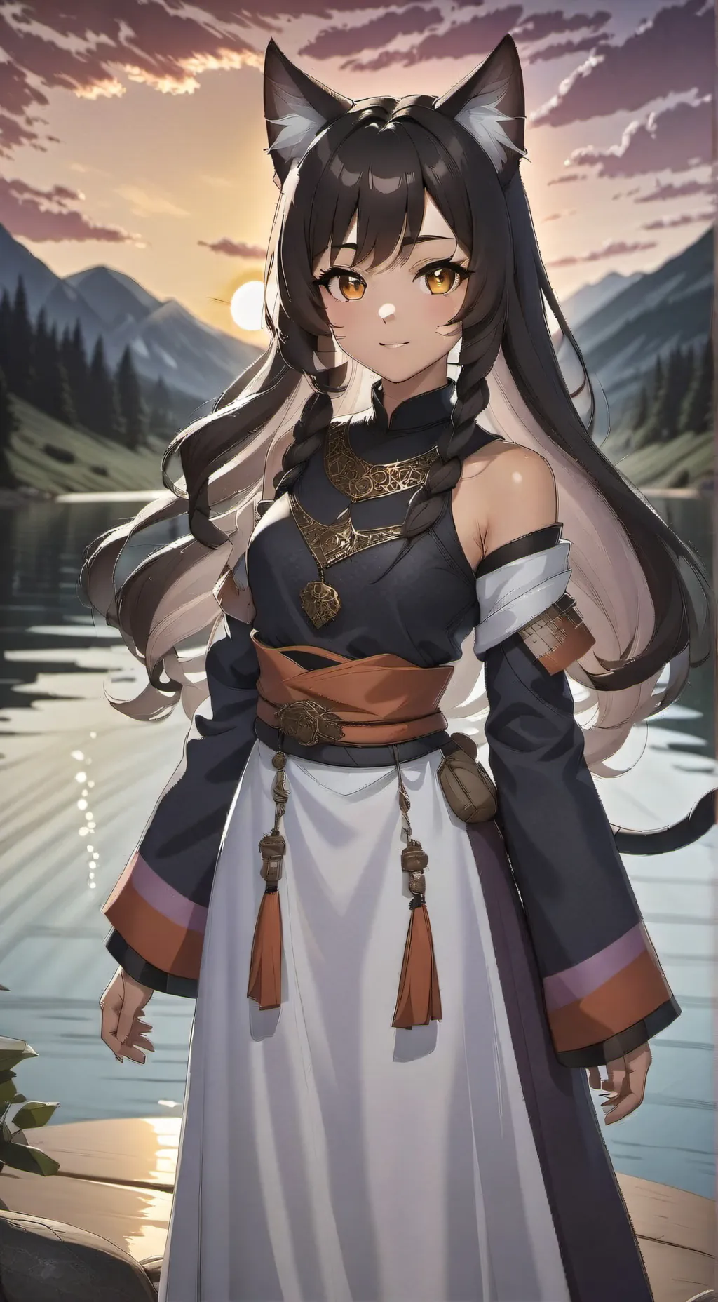 ai character: Rin background