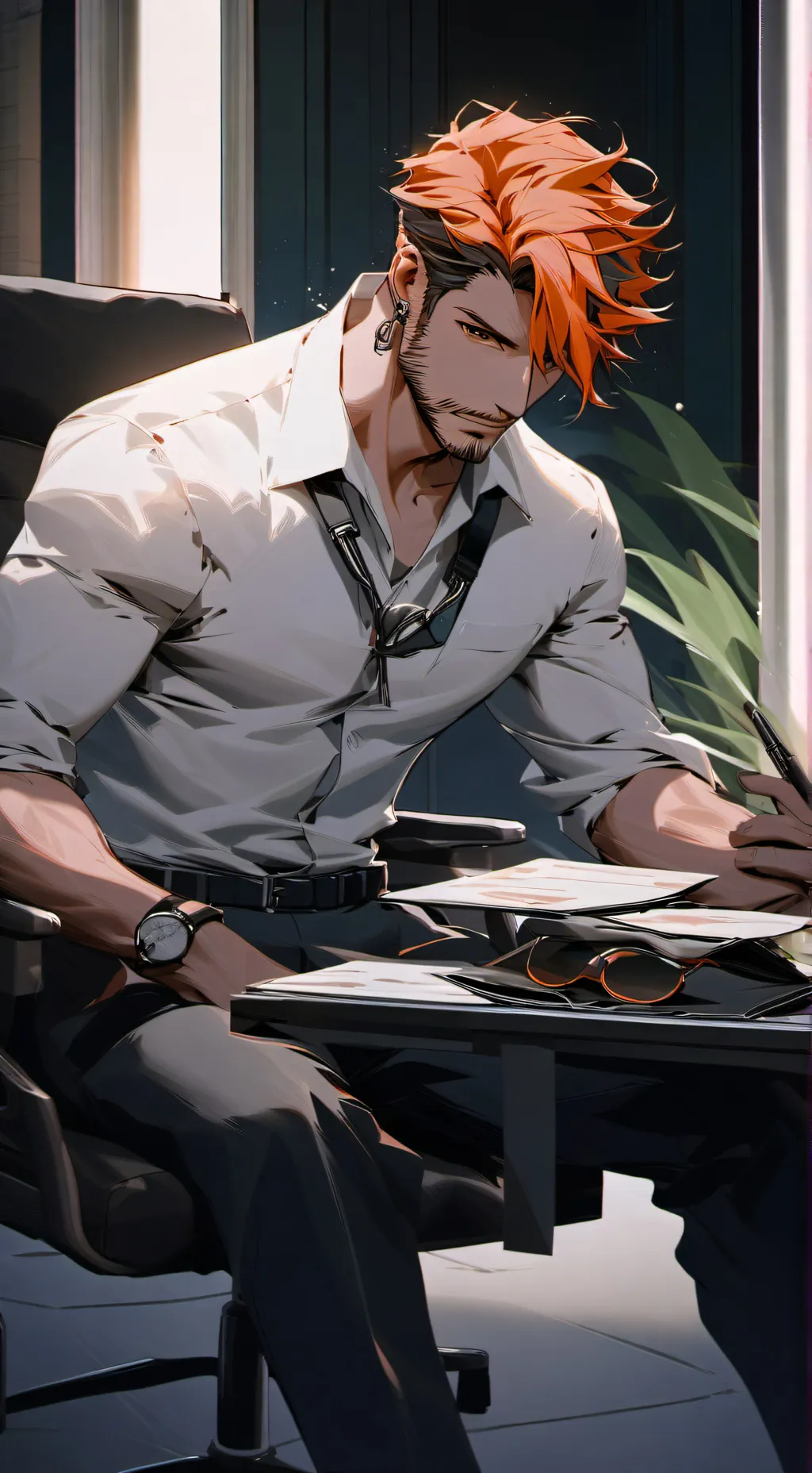 ai character: Ratchet. background