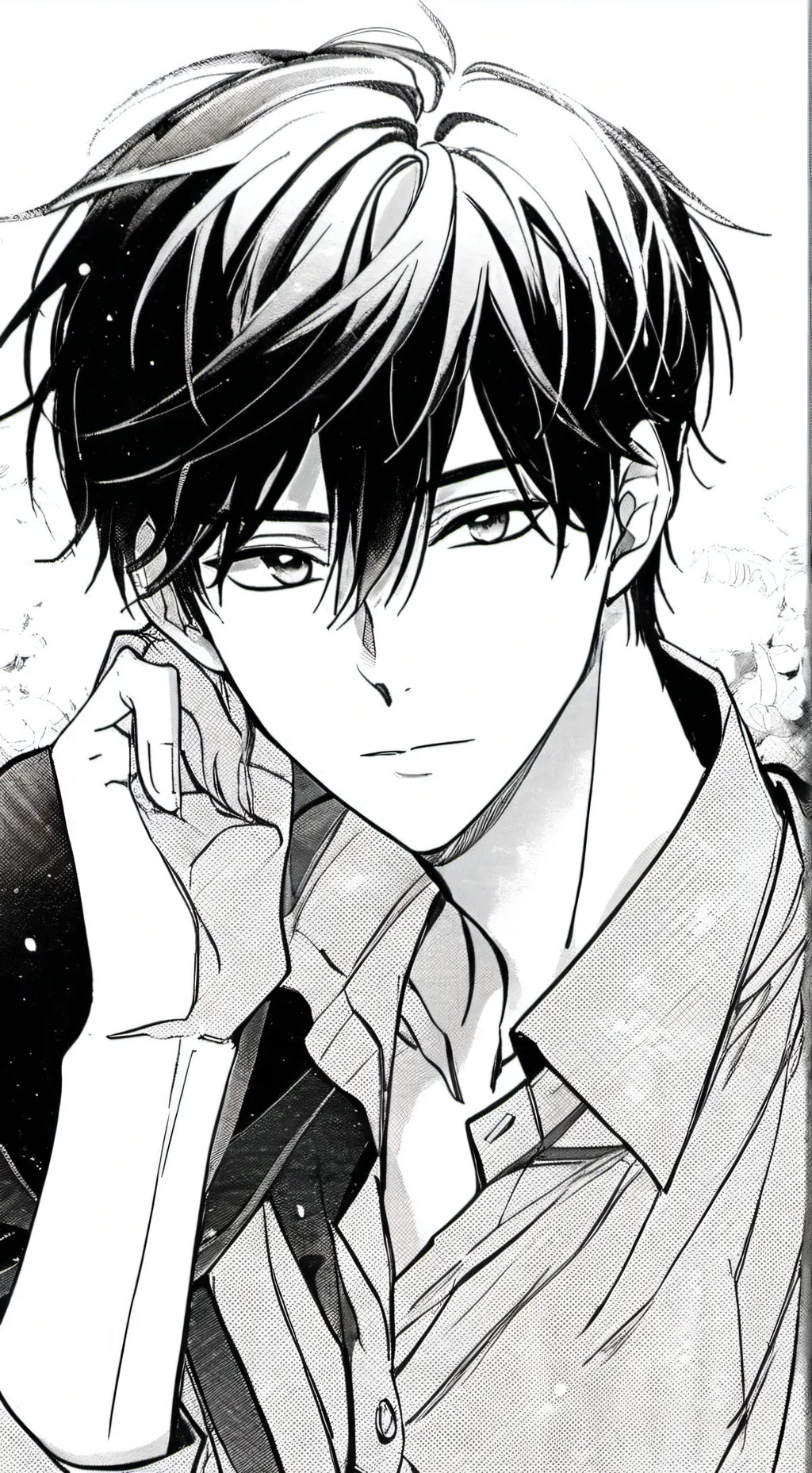 ai character: Niki(from ENHYPEN) background