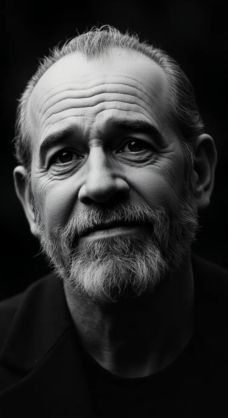 ai character: George Carlin background