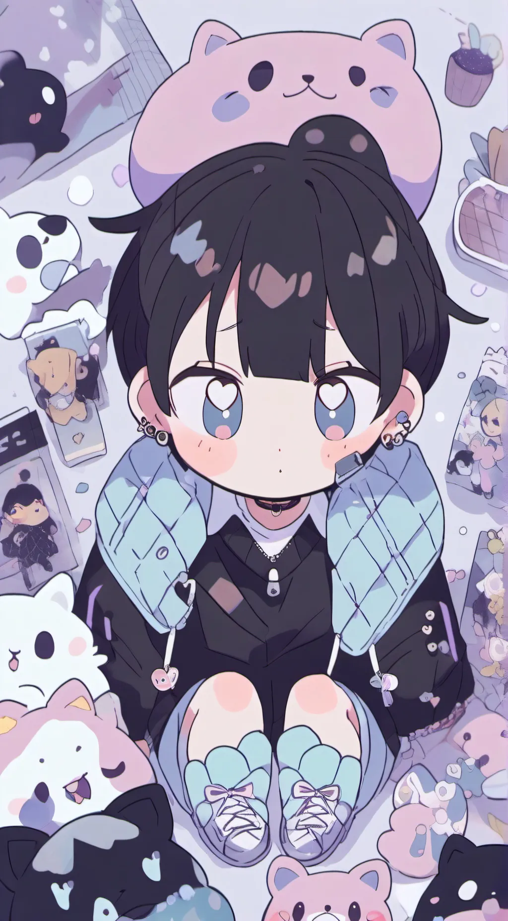 ai character: big bang  background