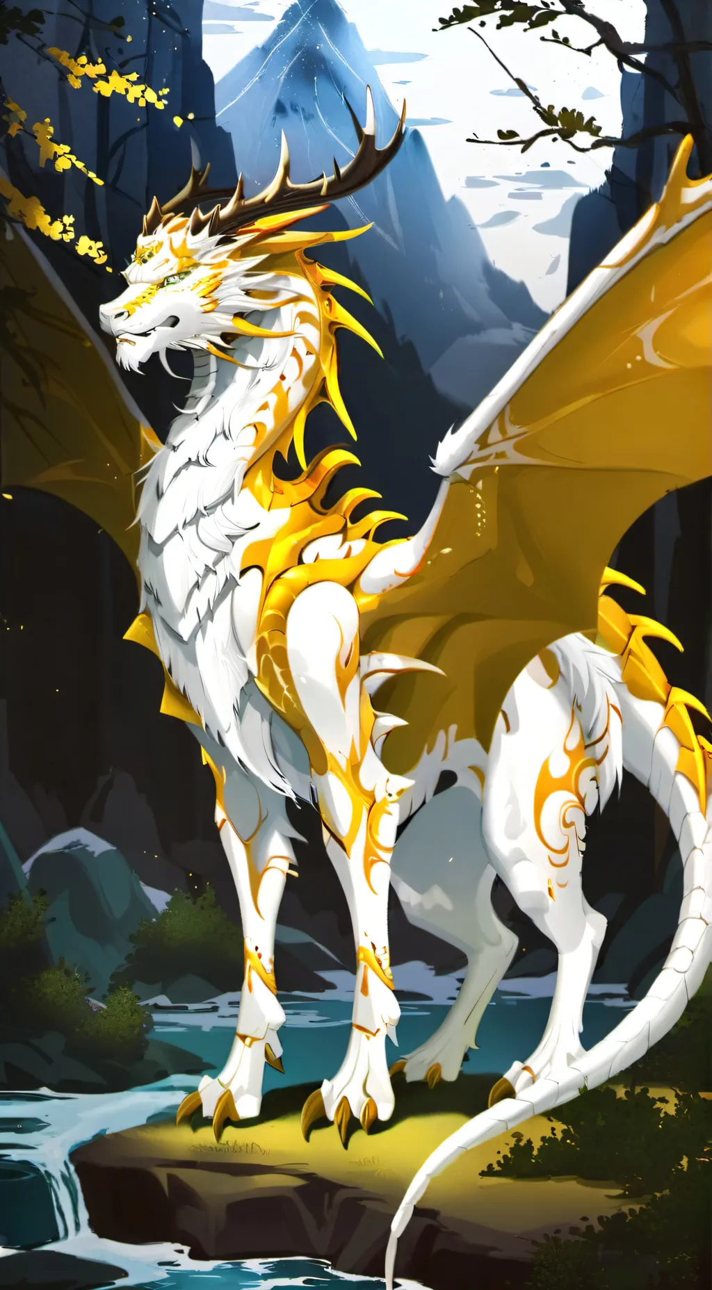 ai character: •|• Sunflare •|• background