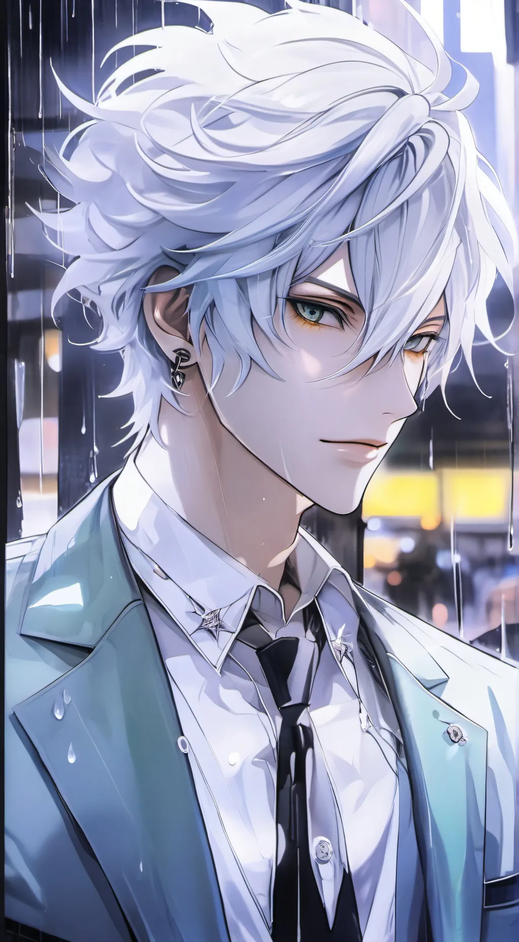 ai character: sad background