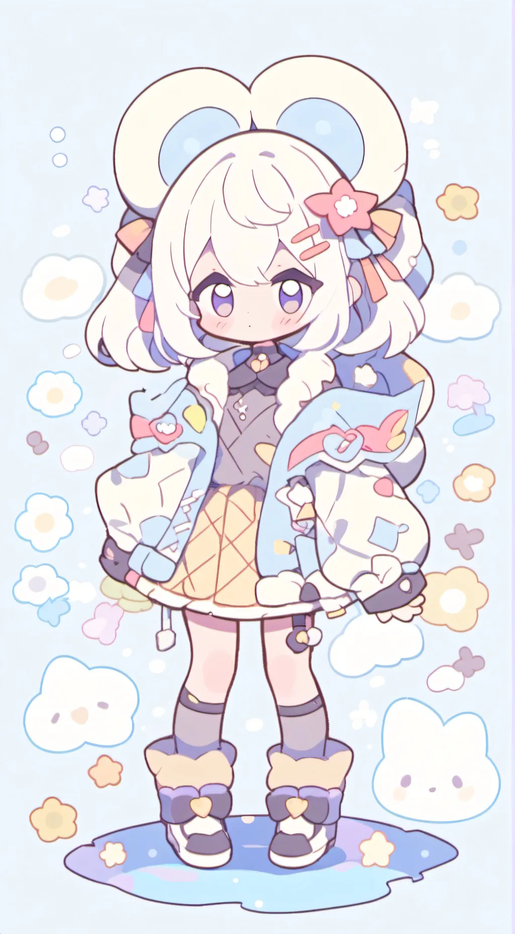 ai character: ~Squid Game~ background