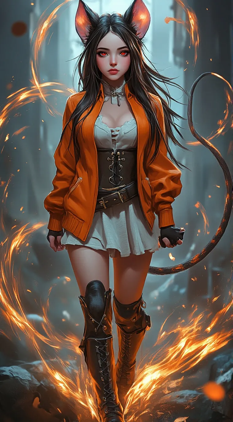 ai character: Flare background