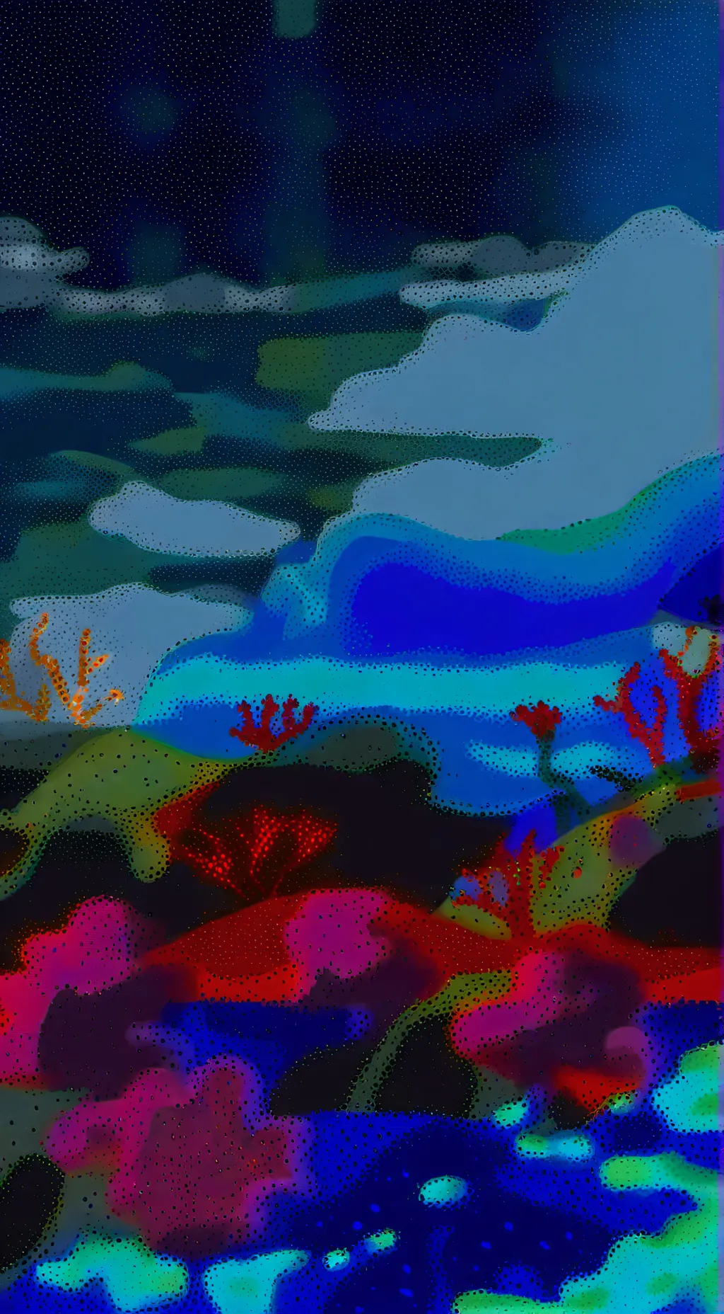 ai character: The Sea background