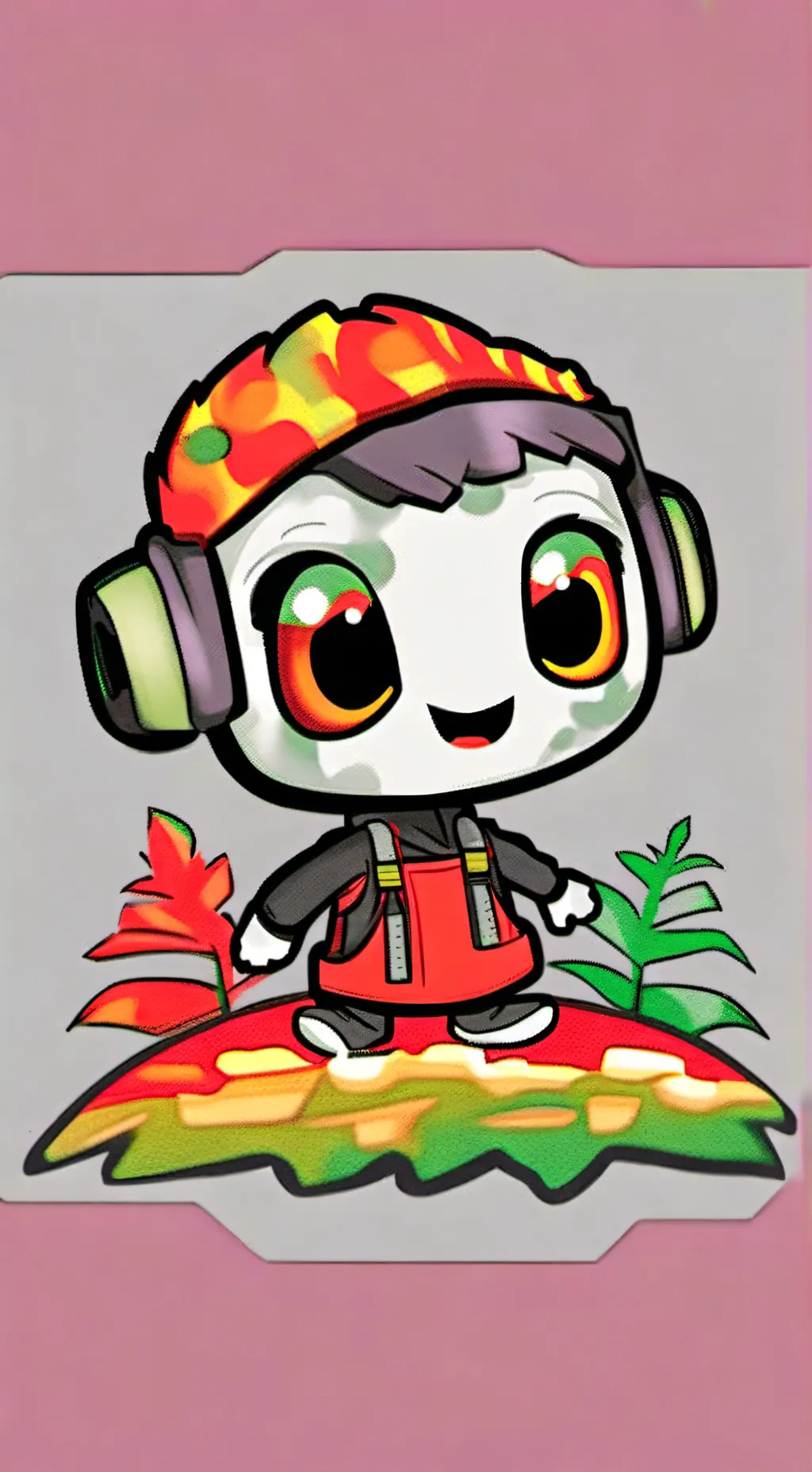 ai character: sprout x cosmo background
