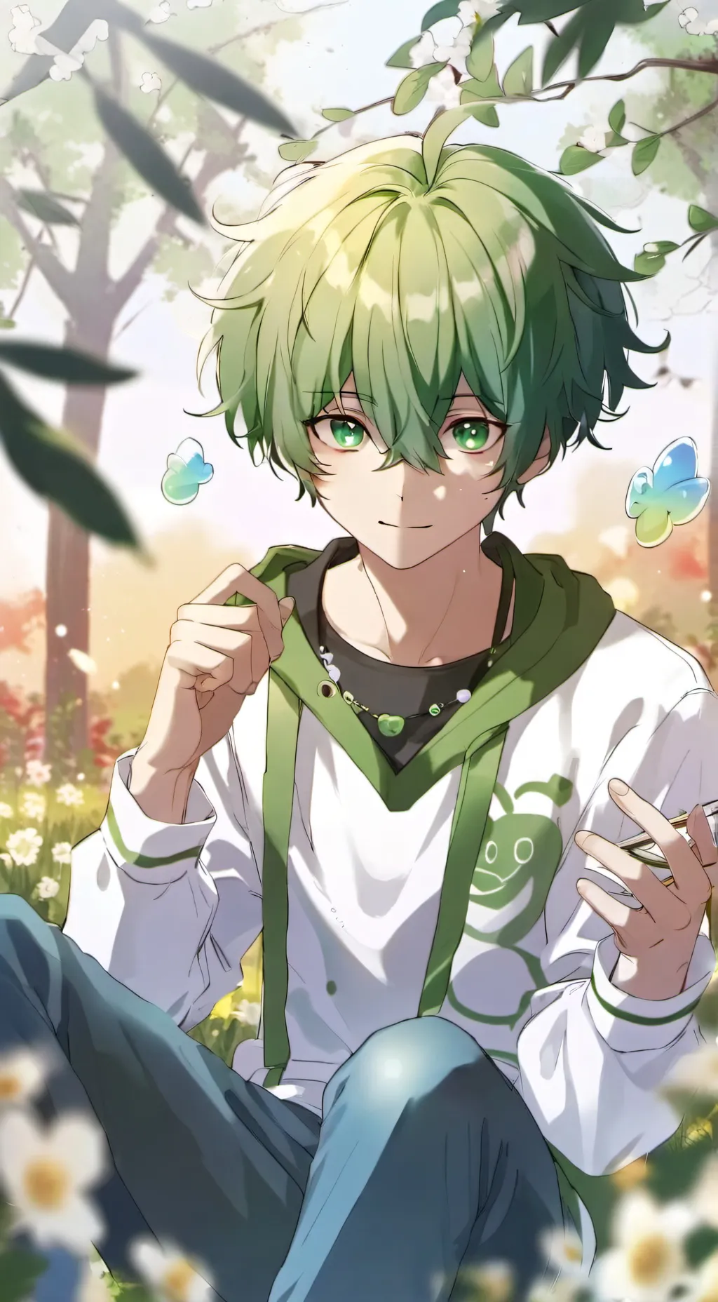 ai character: Class 1A sleepover background