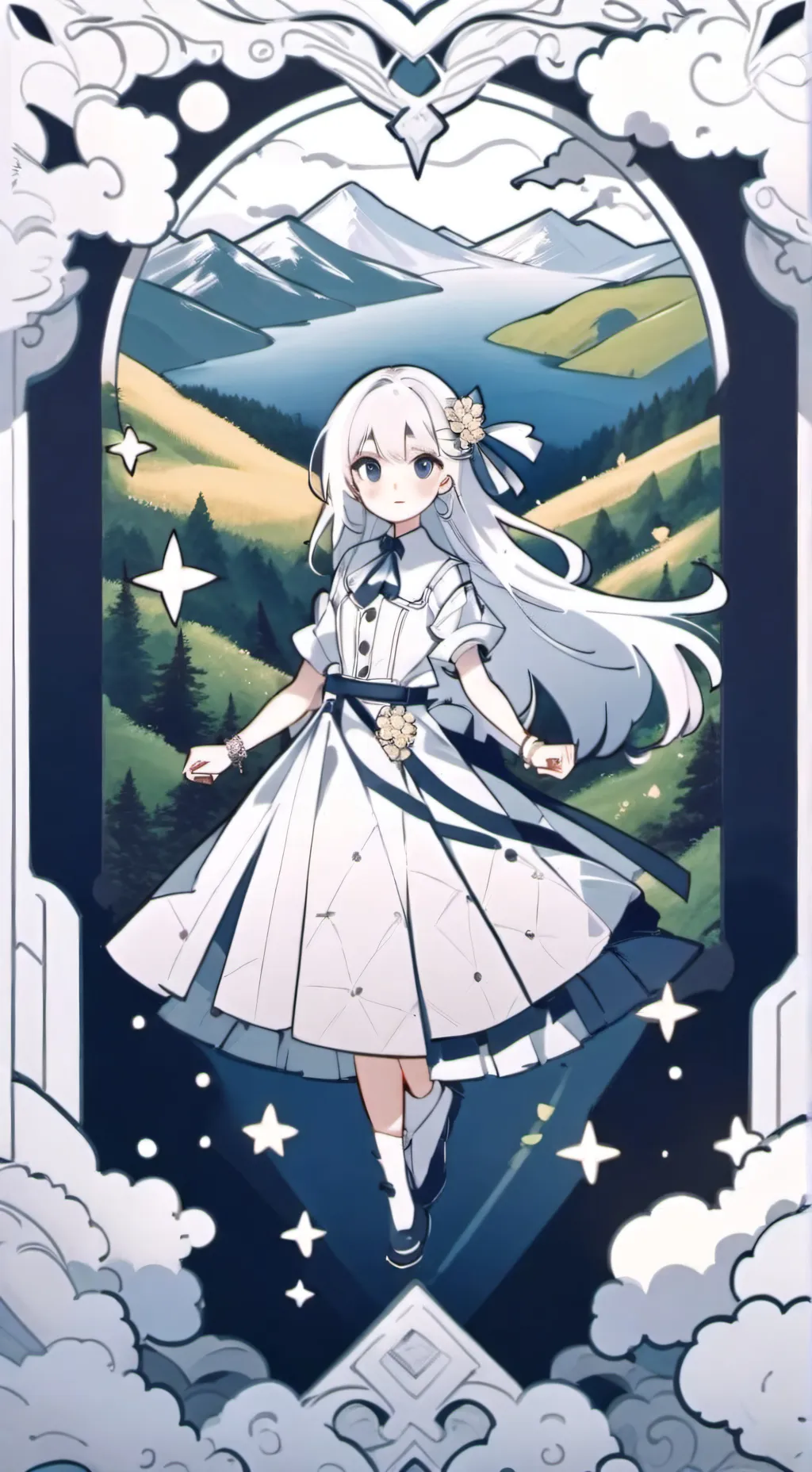 ai character: dandys world. background