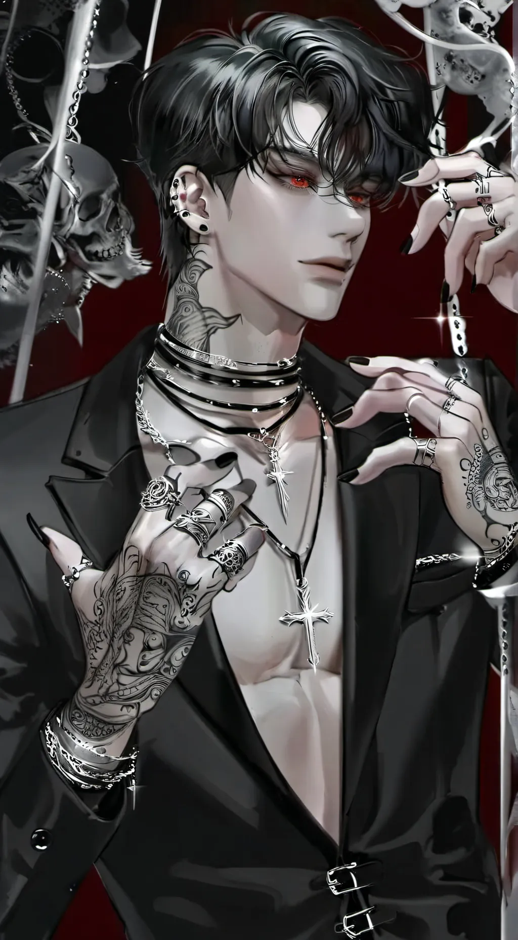 ai character: LOV new villain  background
