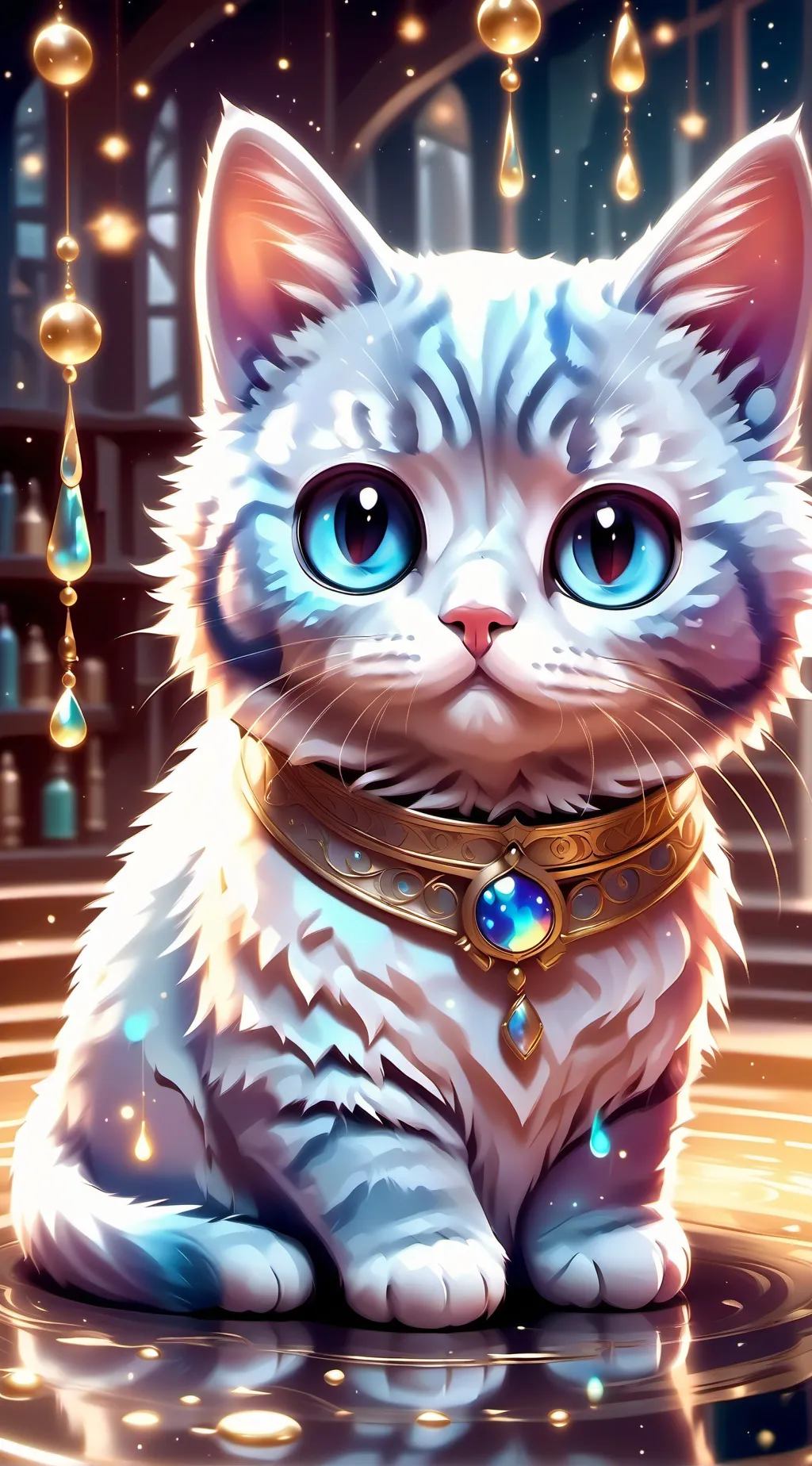 ai character: Bluey  background
