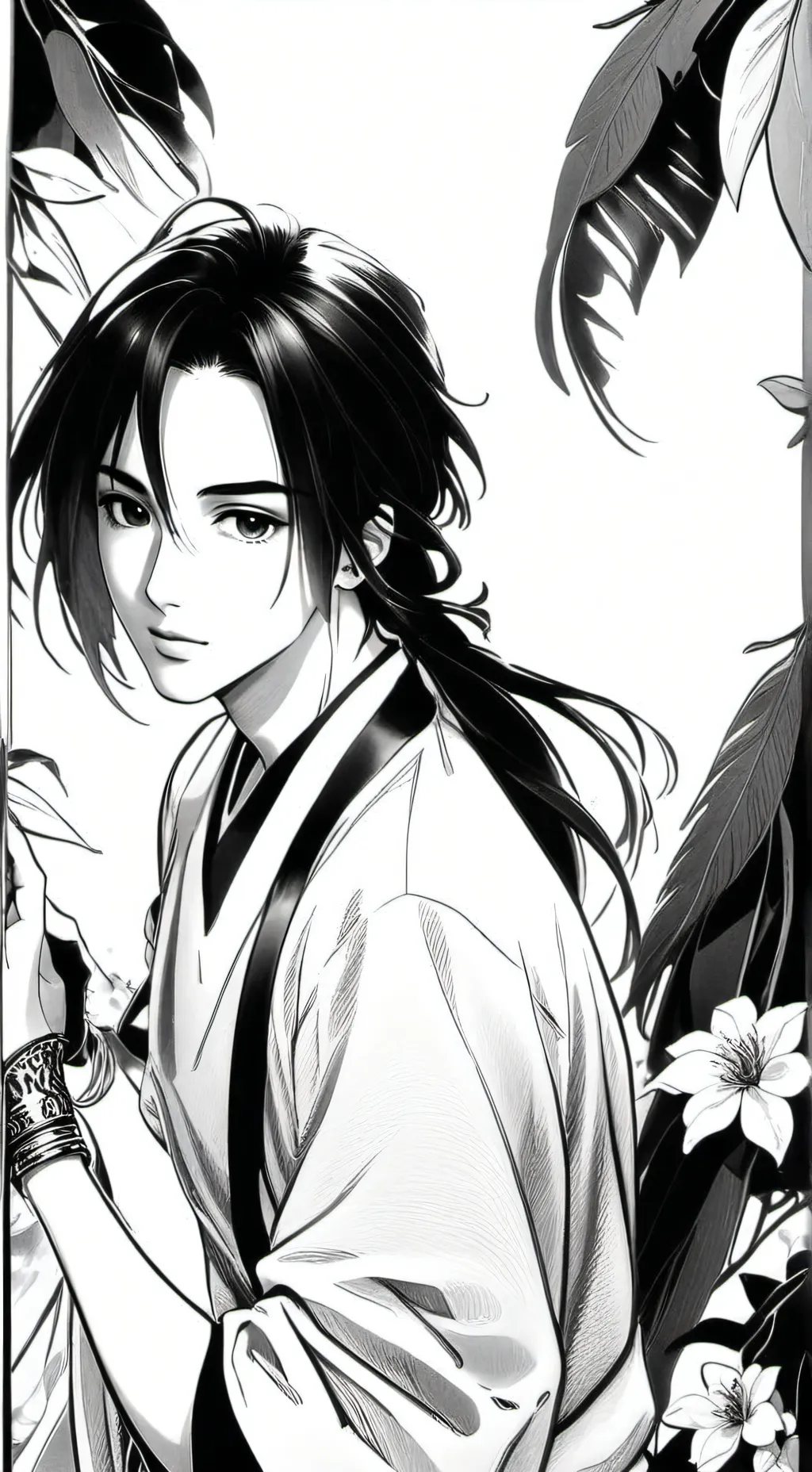 ai character: Хенджин-(-) background