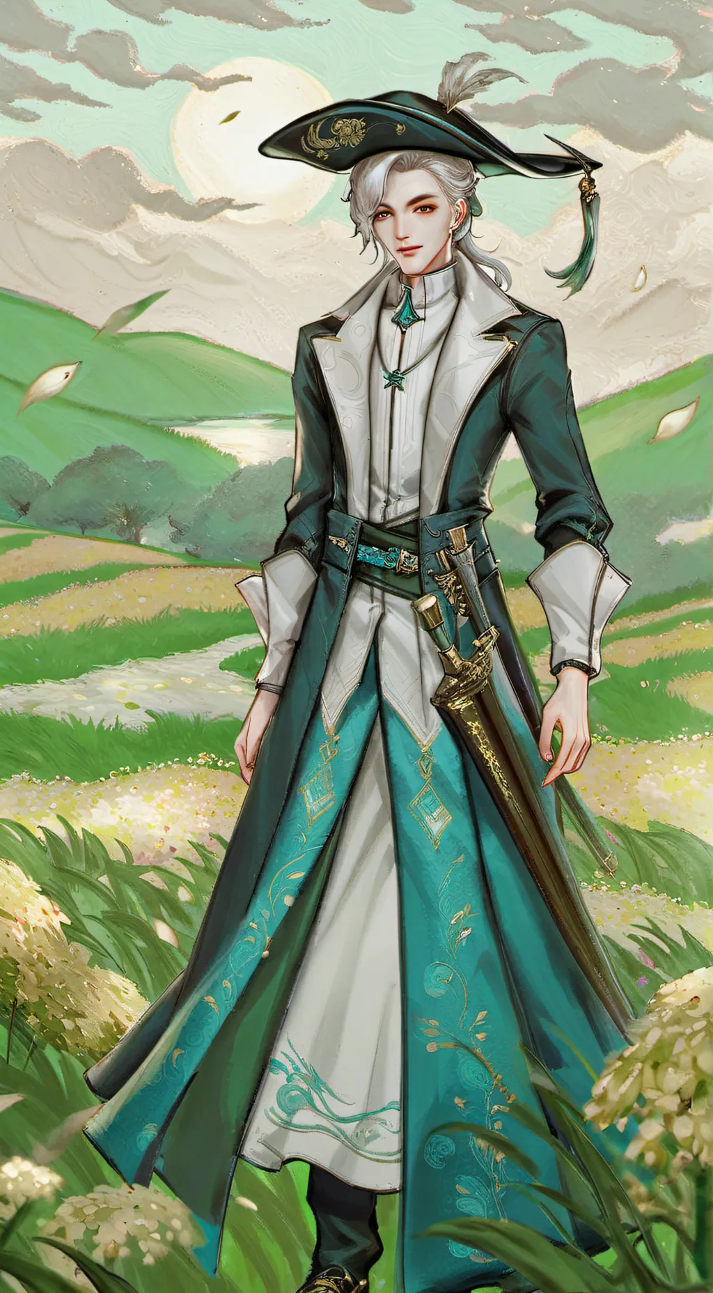 ai character: Paris background