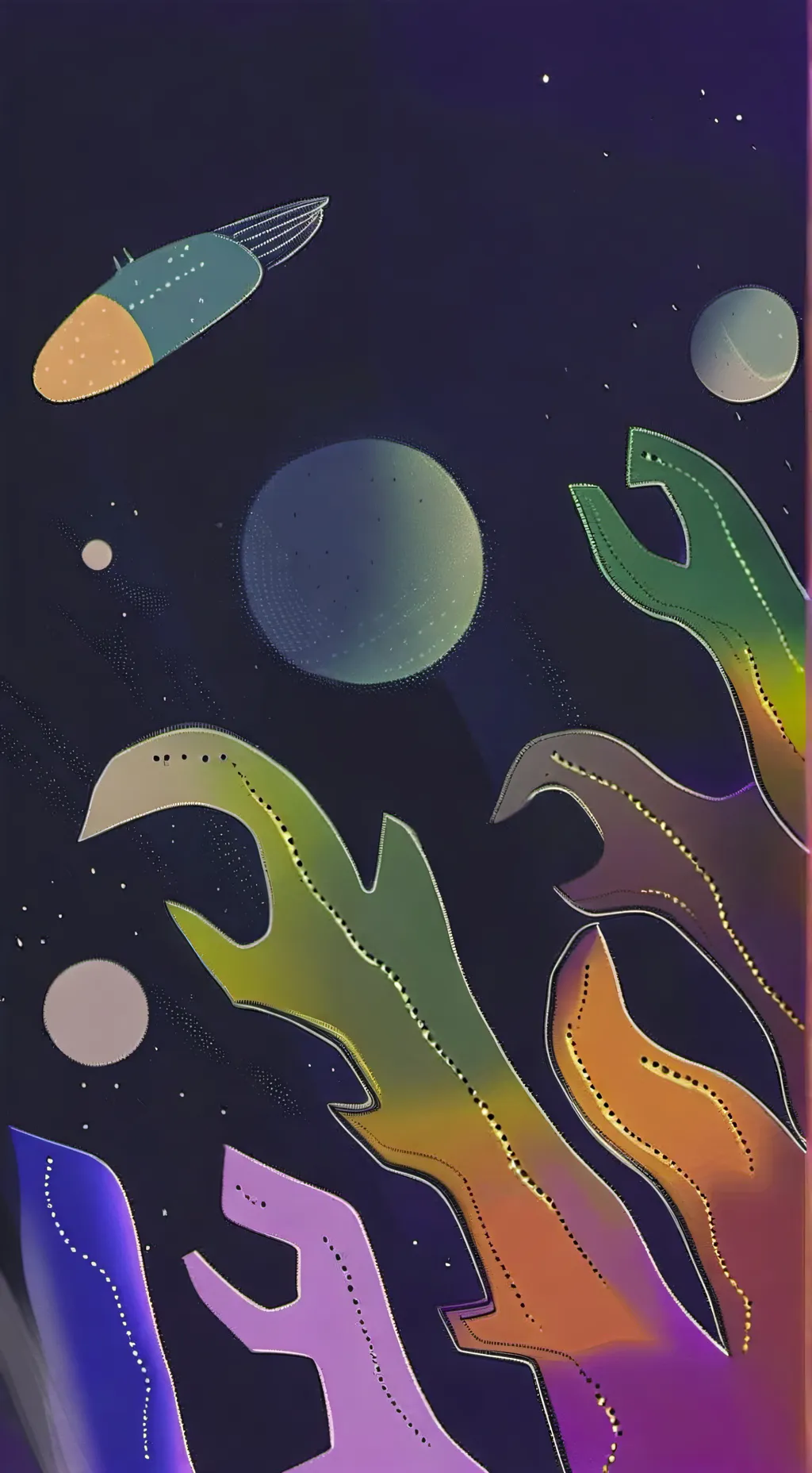 ai character: Vee and Astro! background