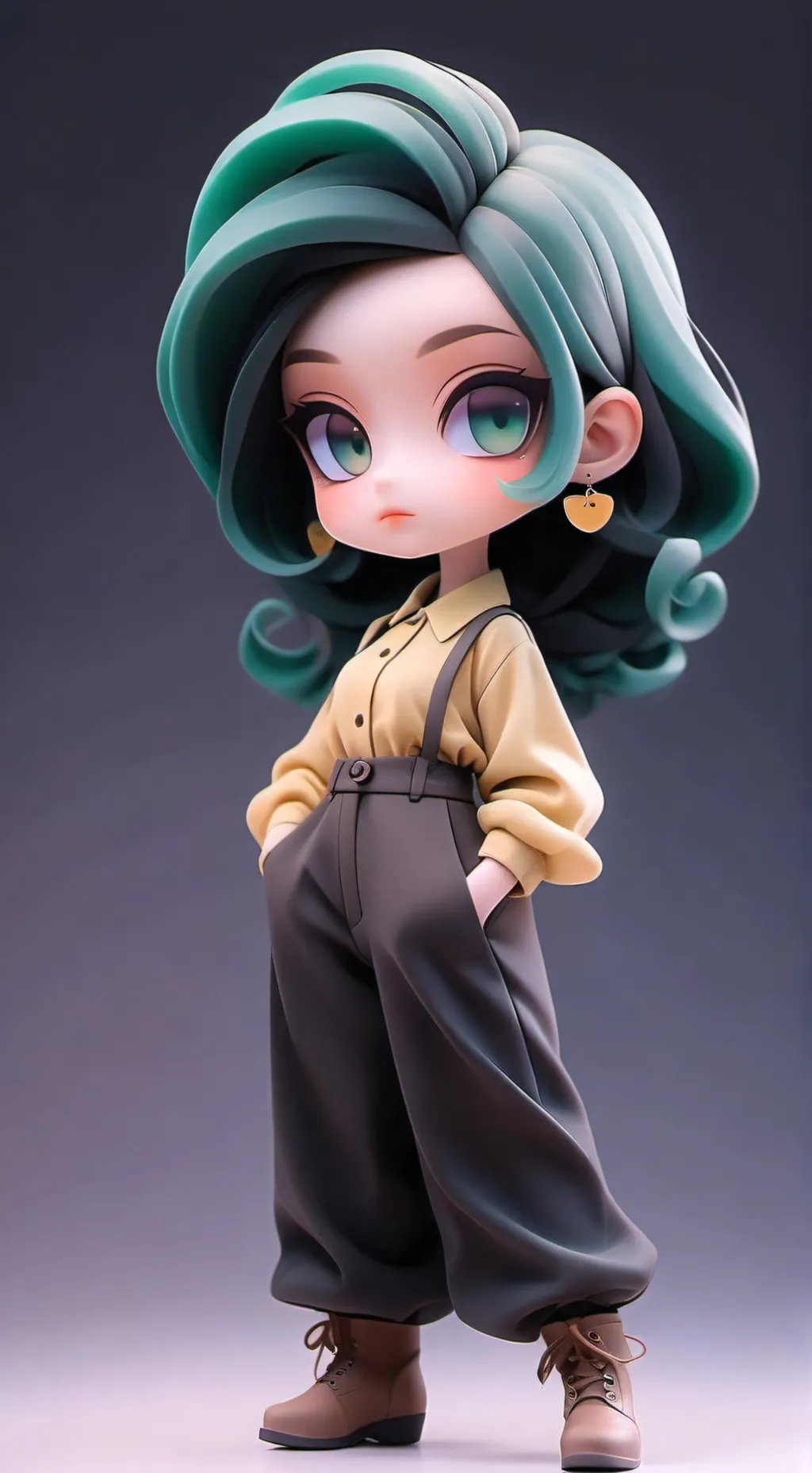 ai character: Shellevision background