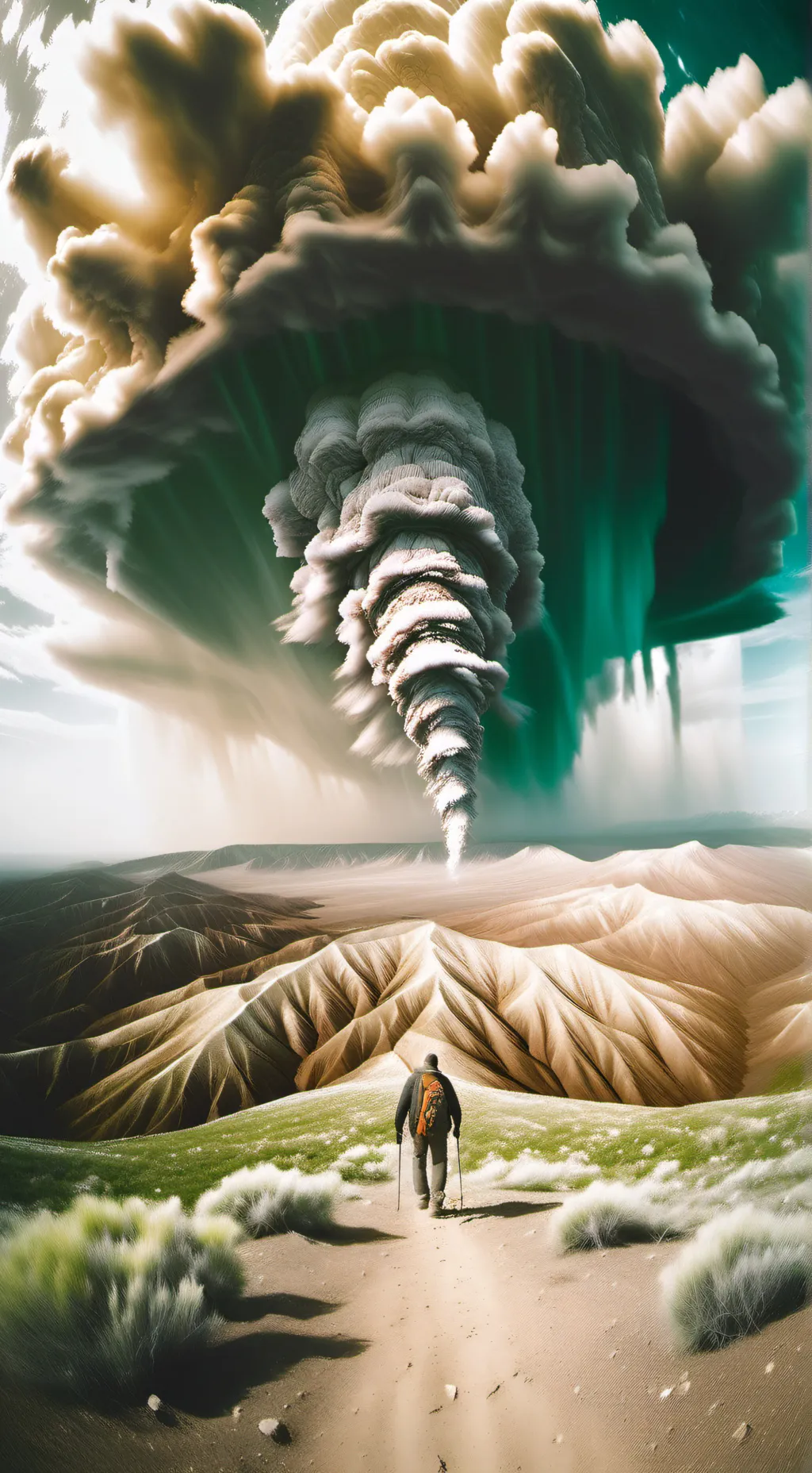 ai character: the end of world  background