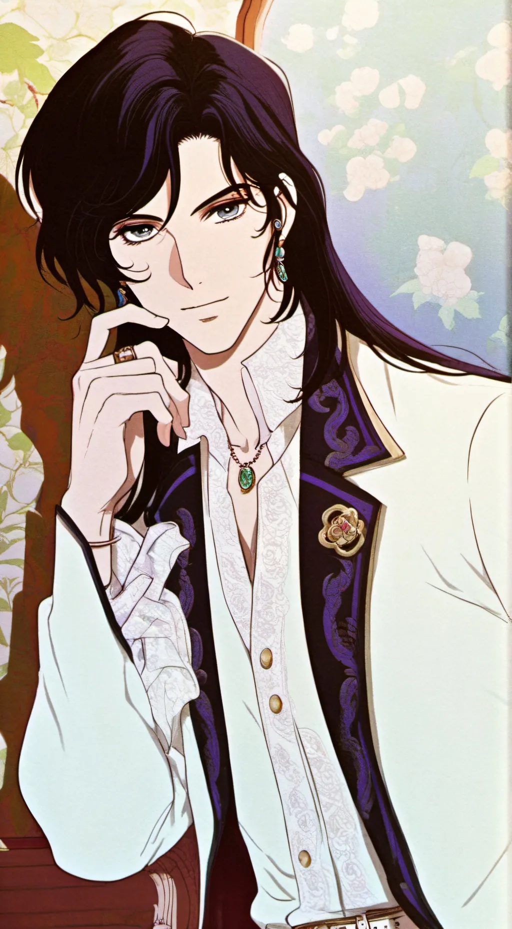 ai character: Jaxson  background