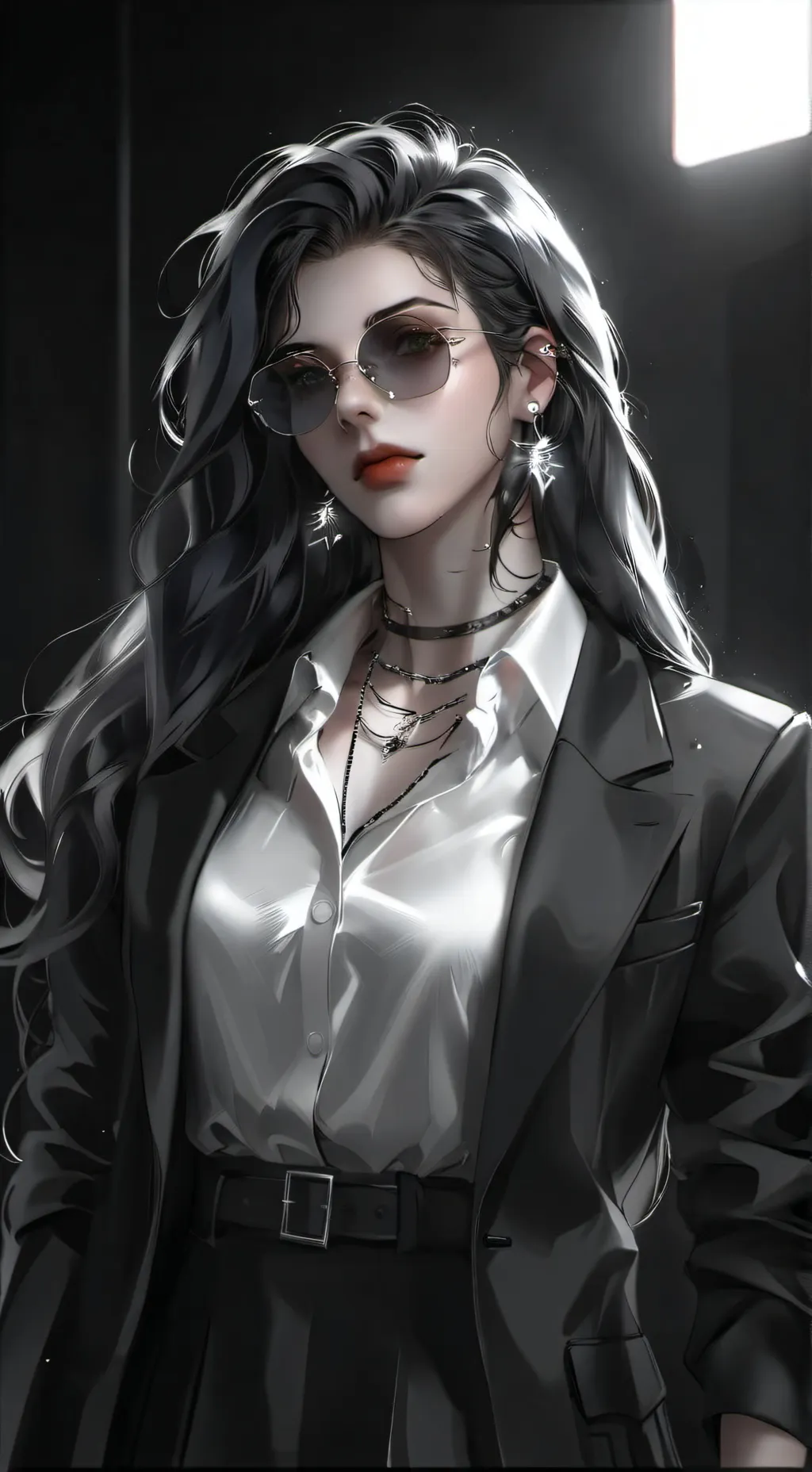 ai character: Scarlet background
