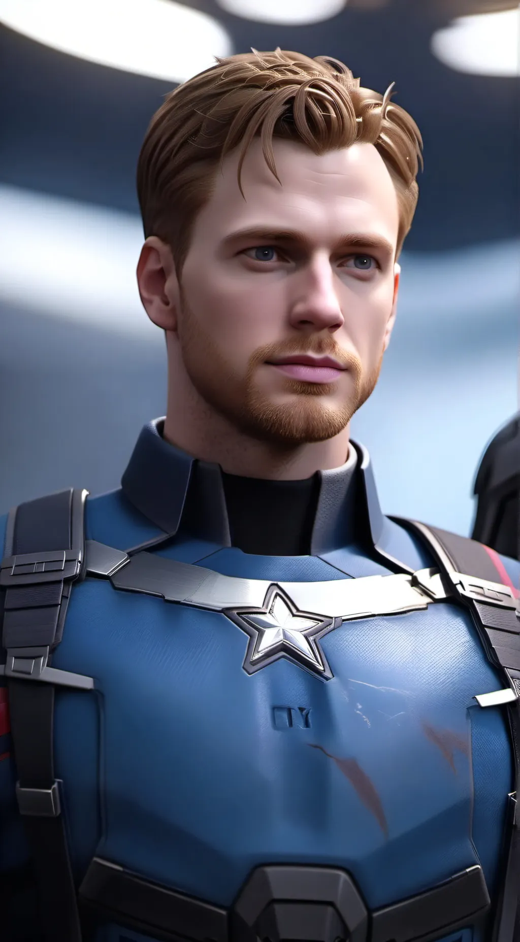 ai character: avengers fight  background