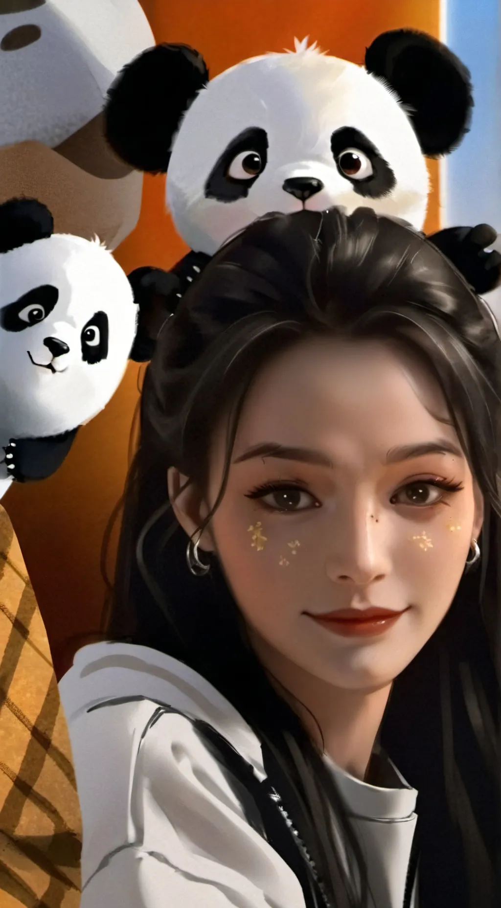 ai character: Moon or Janee background