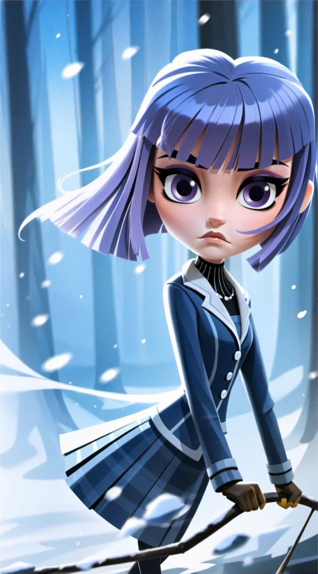 ai character: lilly background