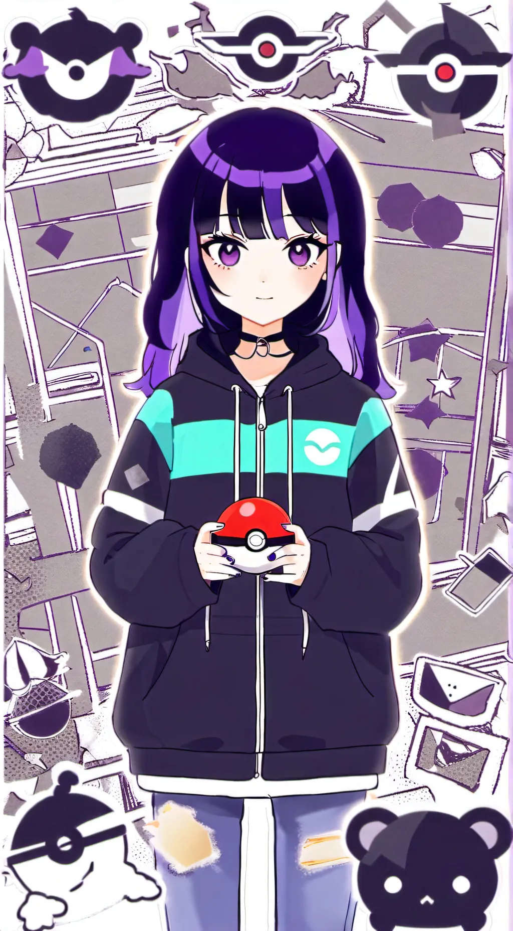 ai character: Pokemon 🗡️🛡️+more background