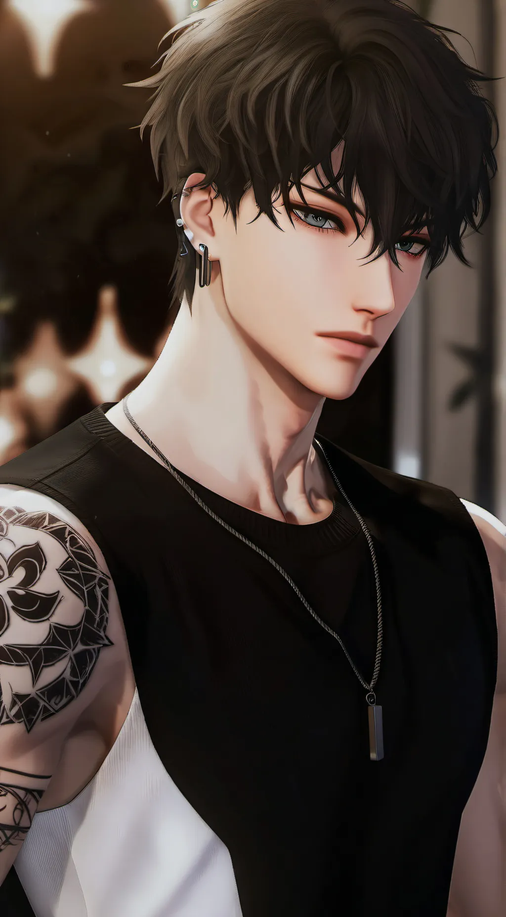 ai character: Ashton background