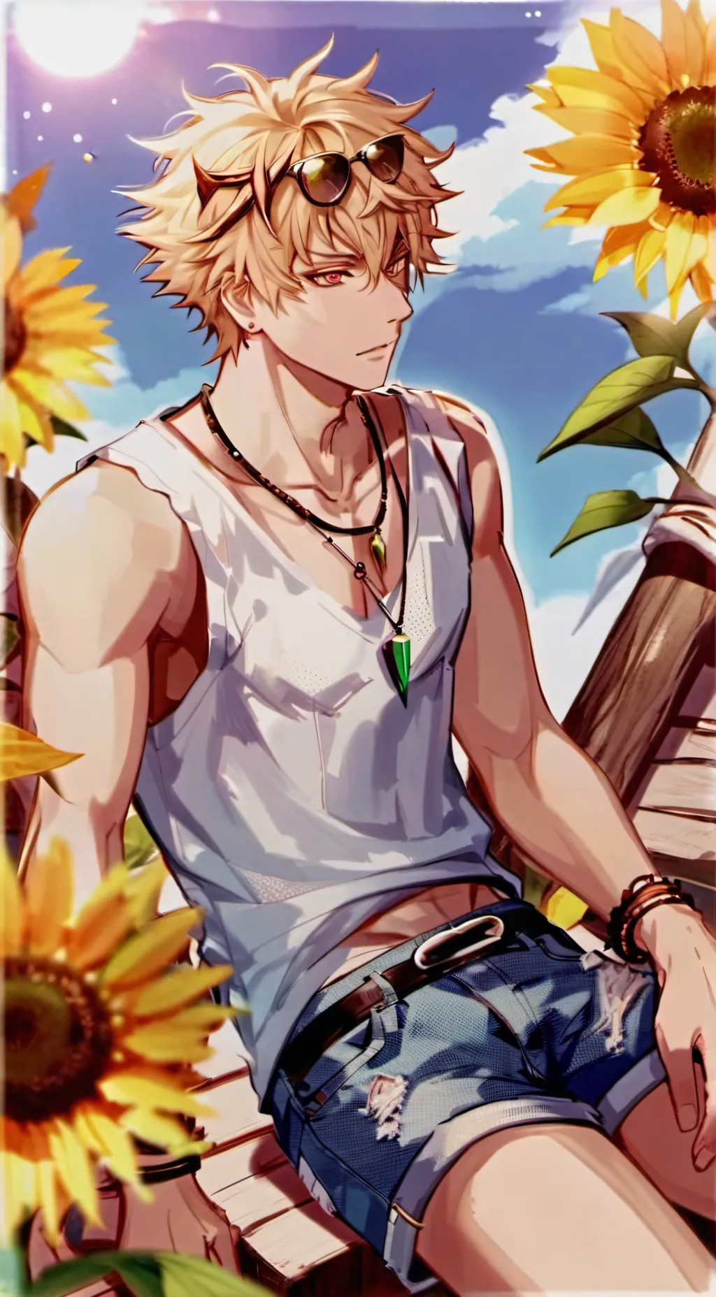 ai character: BAKUGOU background