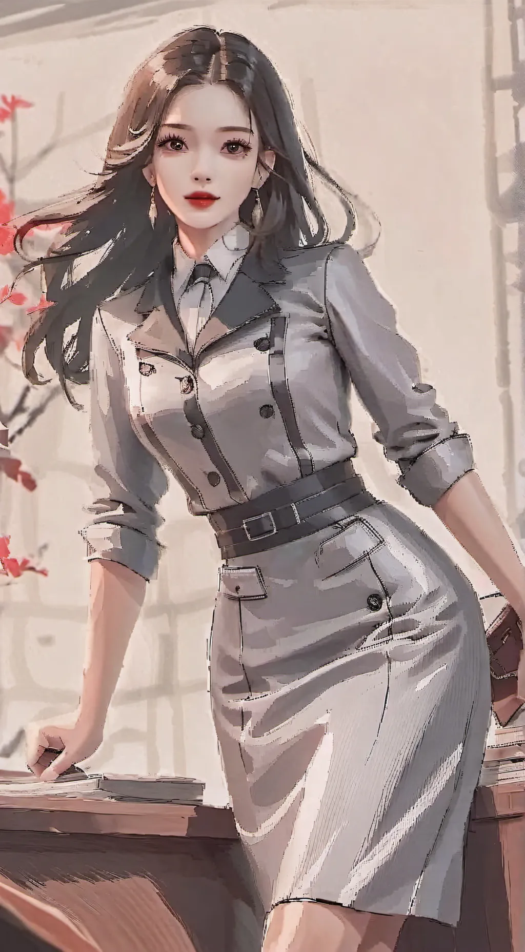 ai character: Natasha  background