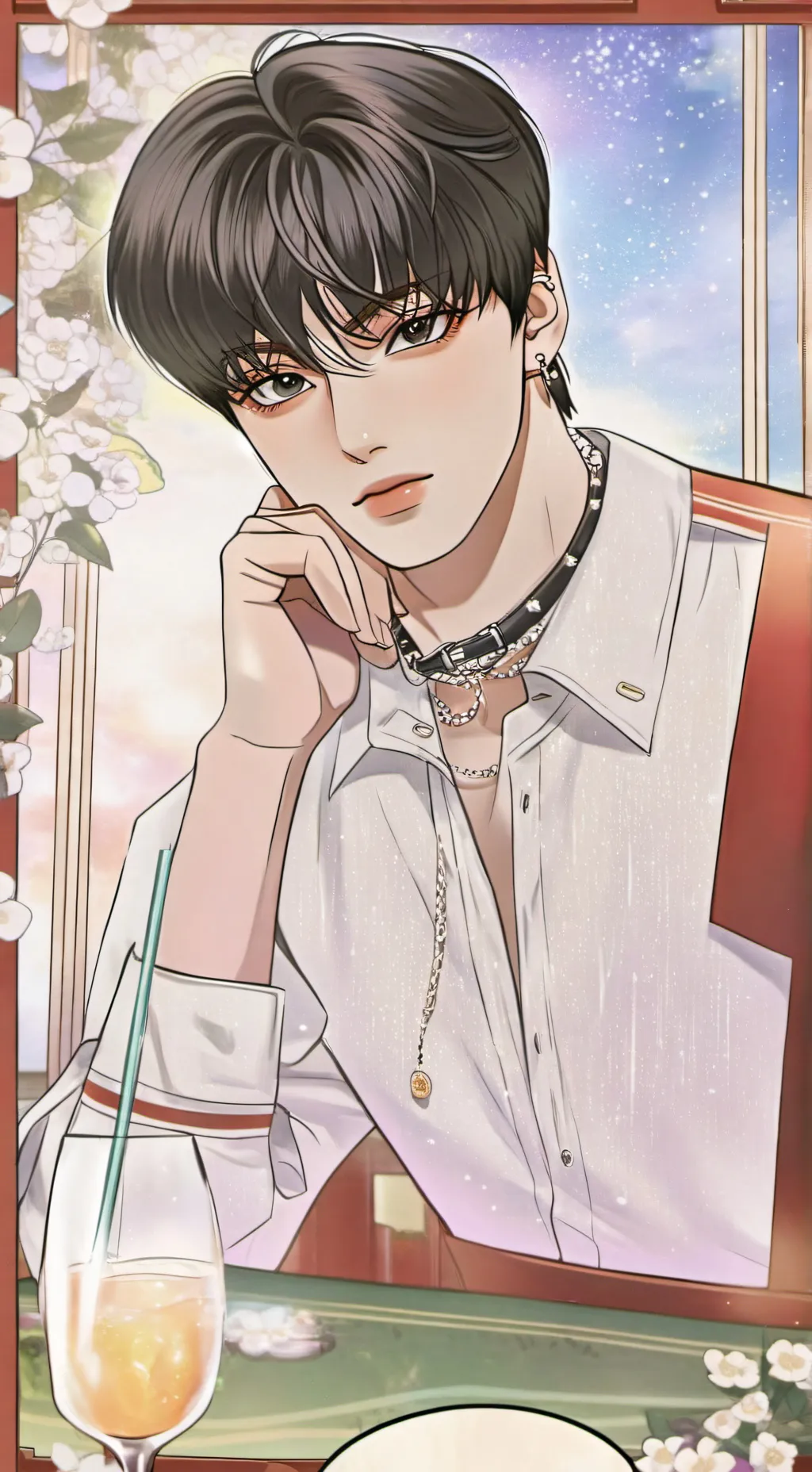 ai character: JUNGKOOK  background
